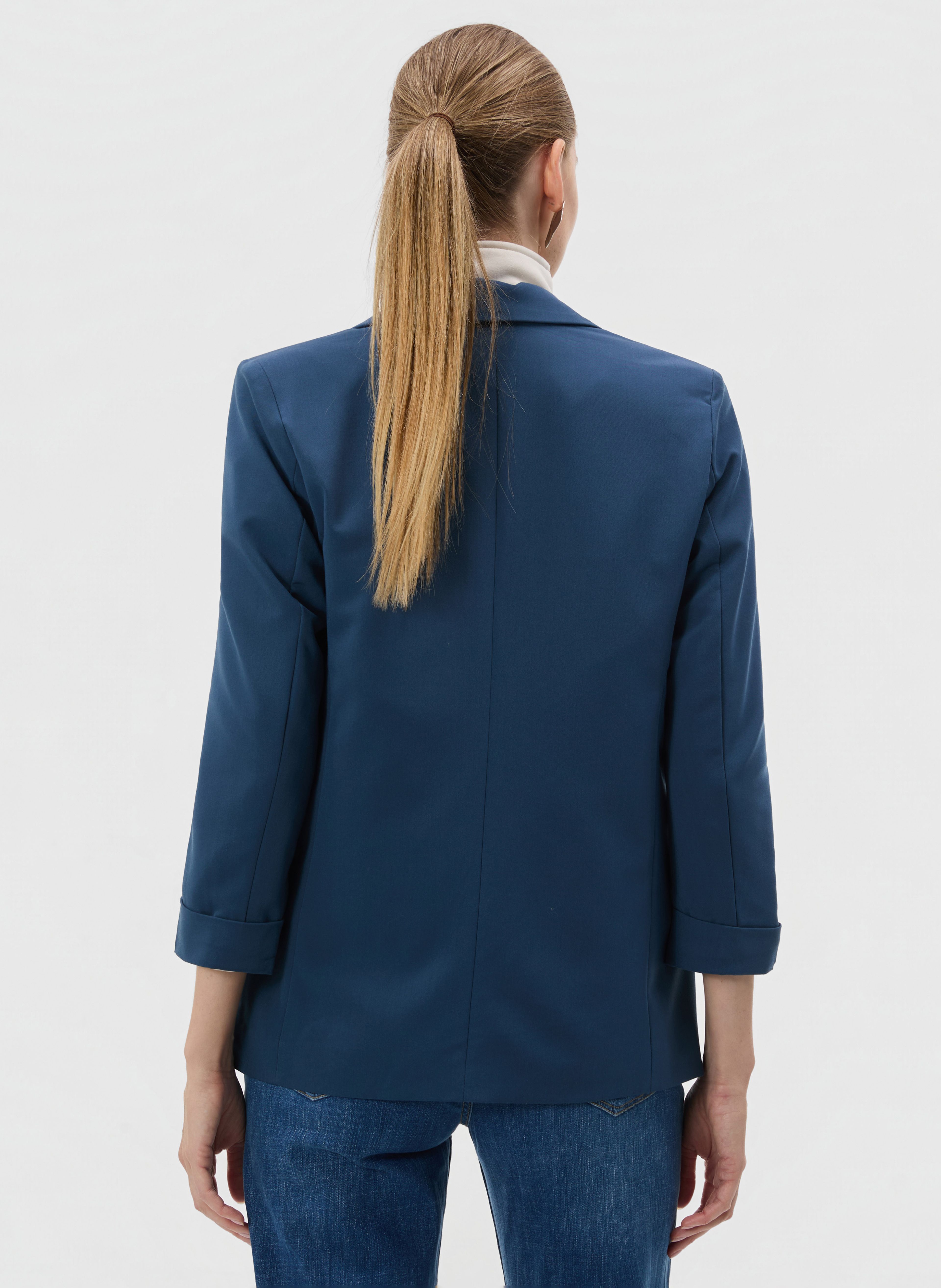 Dunkelblauer Damenblazer ORSAY - 003
