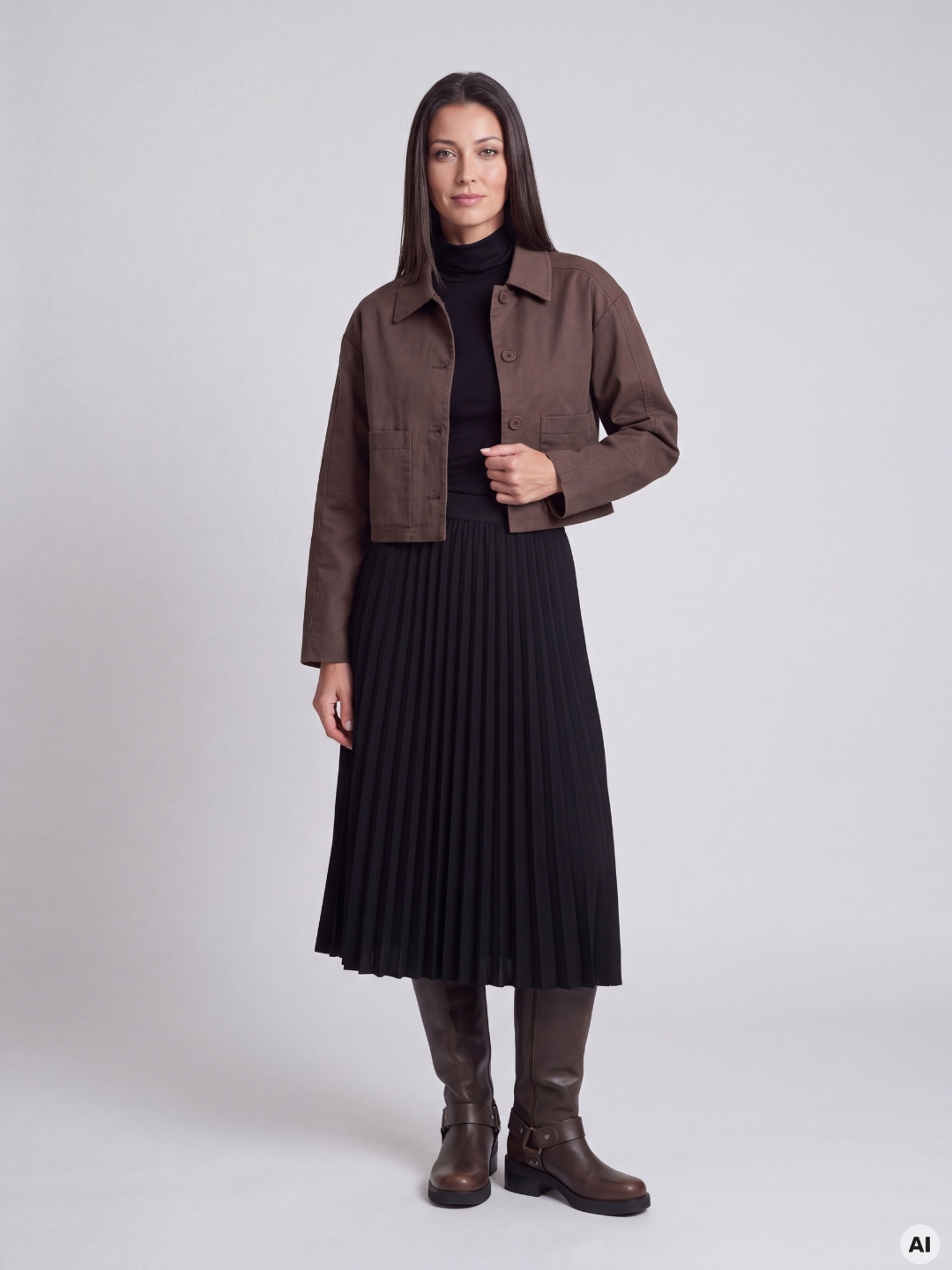 Braune leichte Damenjacke ORSAY - 006