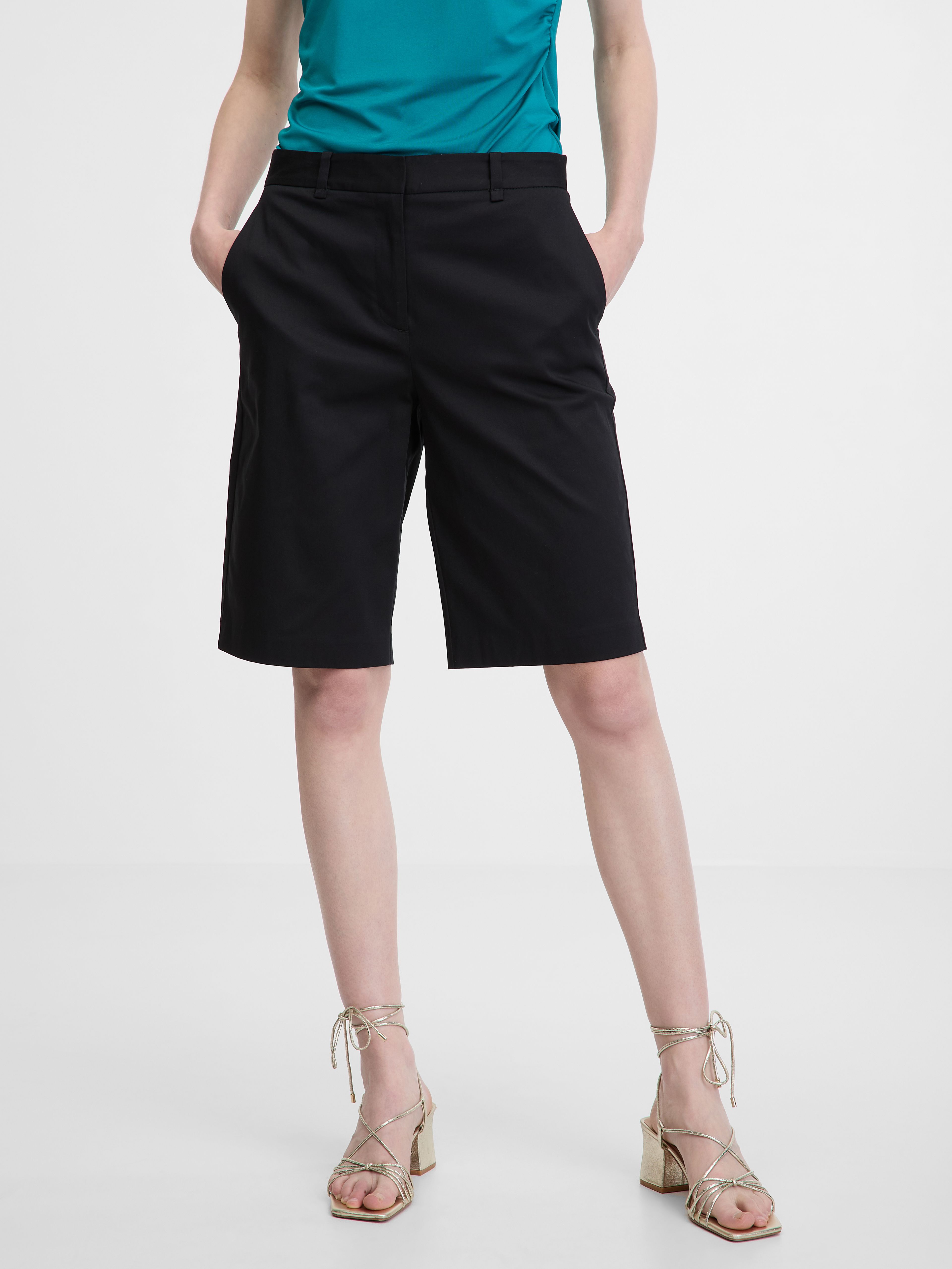 Schwarze Damen-Shorts ORSAY