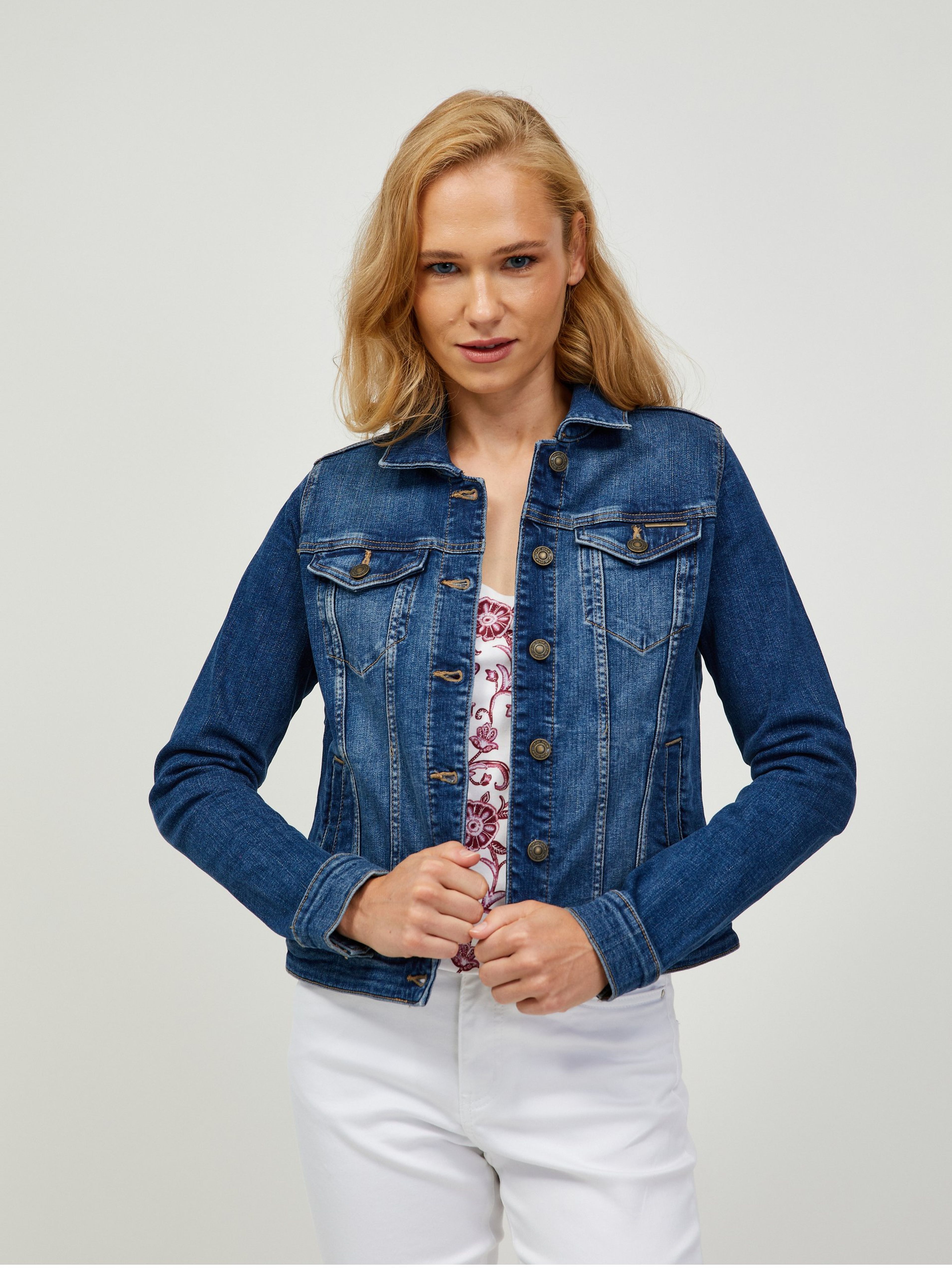 Dunkelblaue Jeansjacke ORSAY Stella