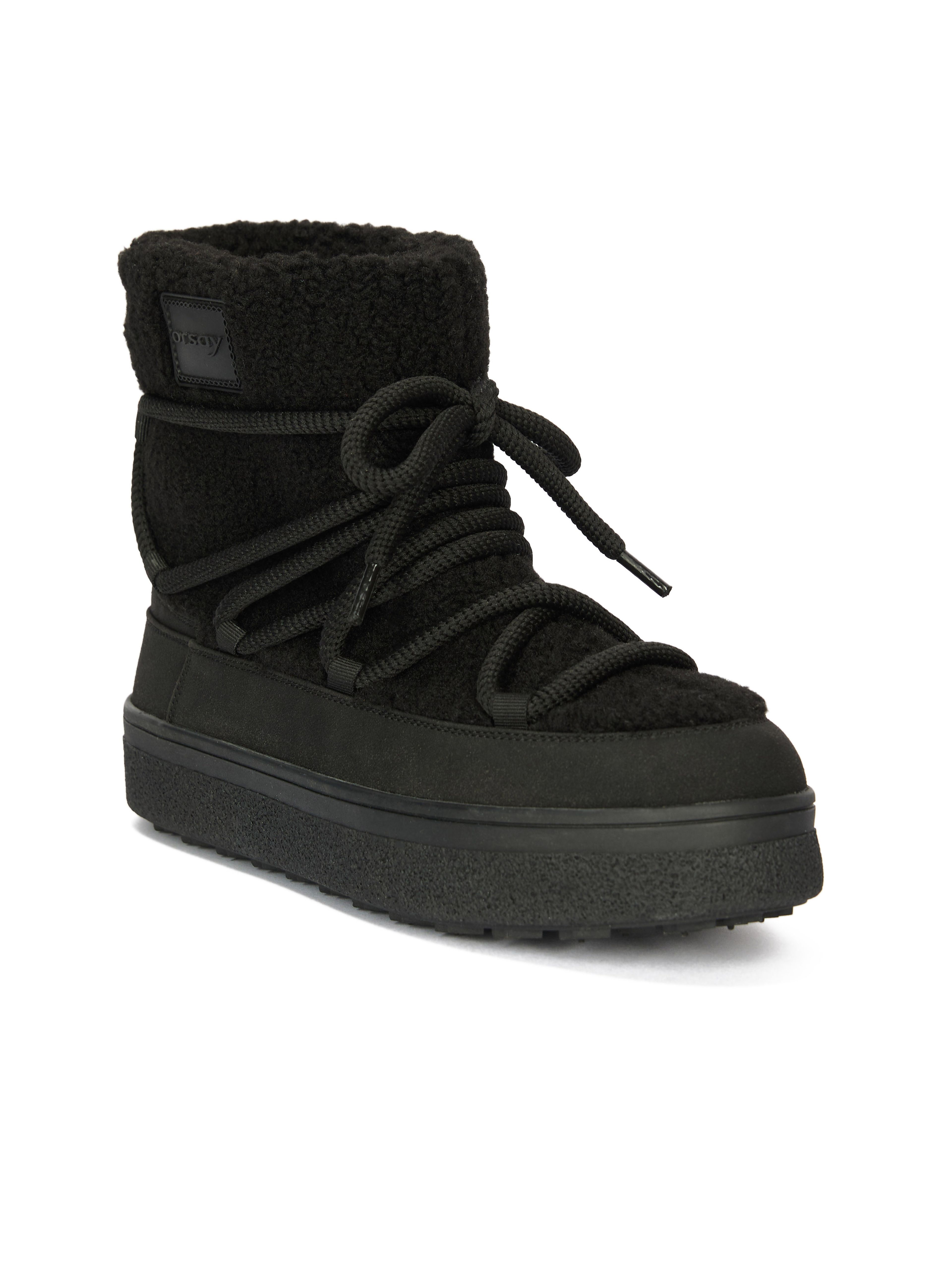 Schwarze Damen-Winterschuhe mit Fell ORSAY IDRIS - 001