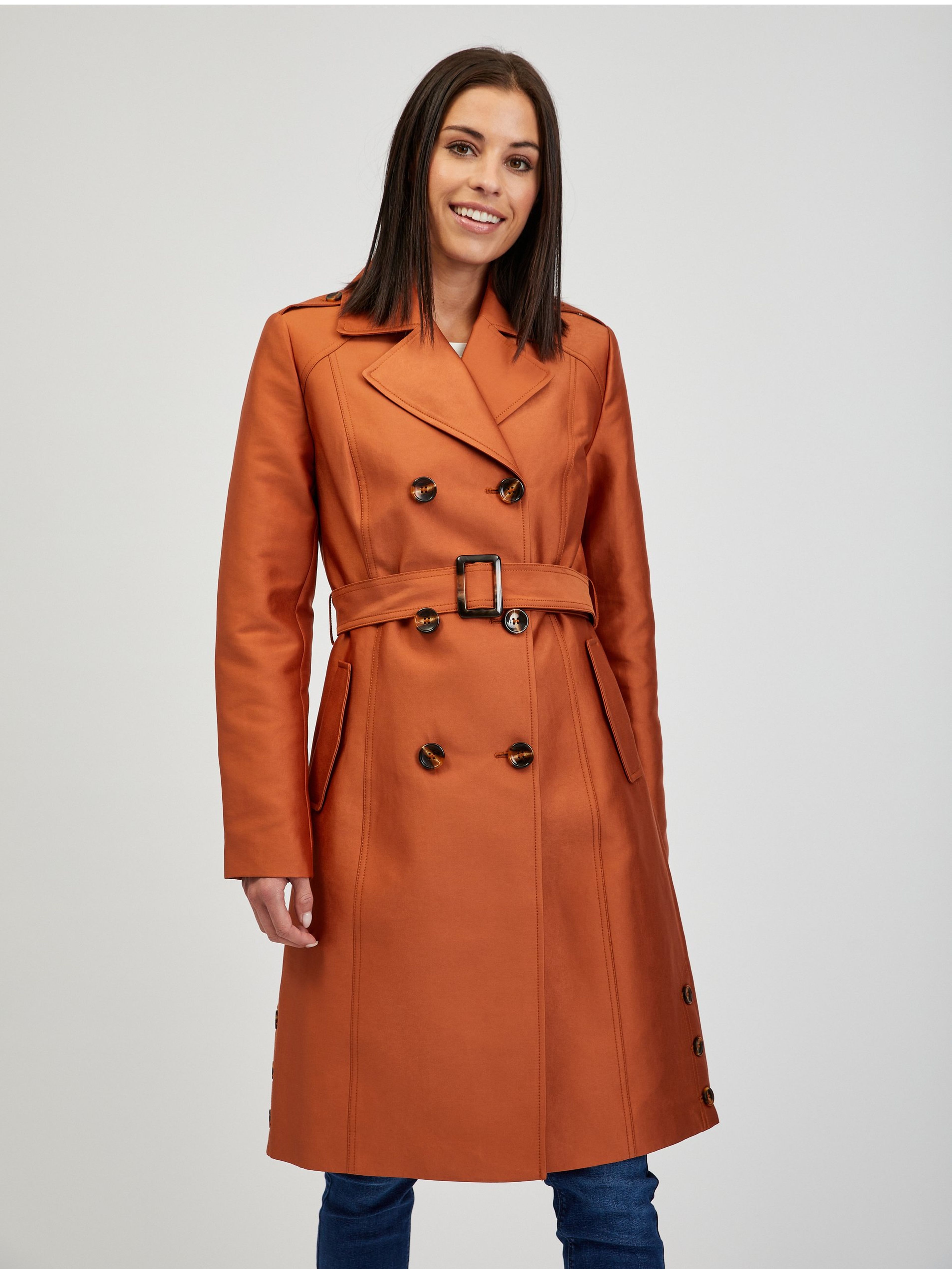 Brauner Damen-Trenchcoat ORSAY