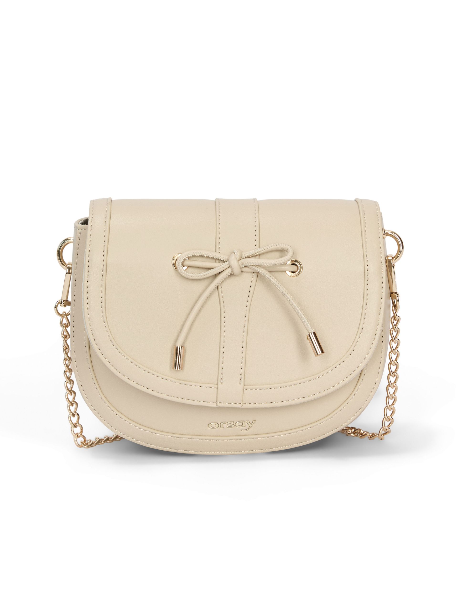 Krem ženska crossbody torbica s pentljo ORSAY ANARA - 001