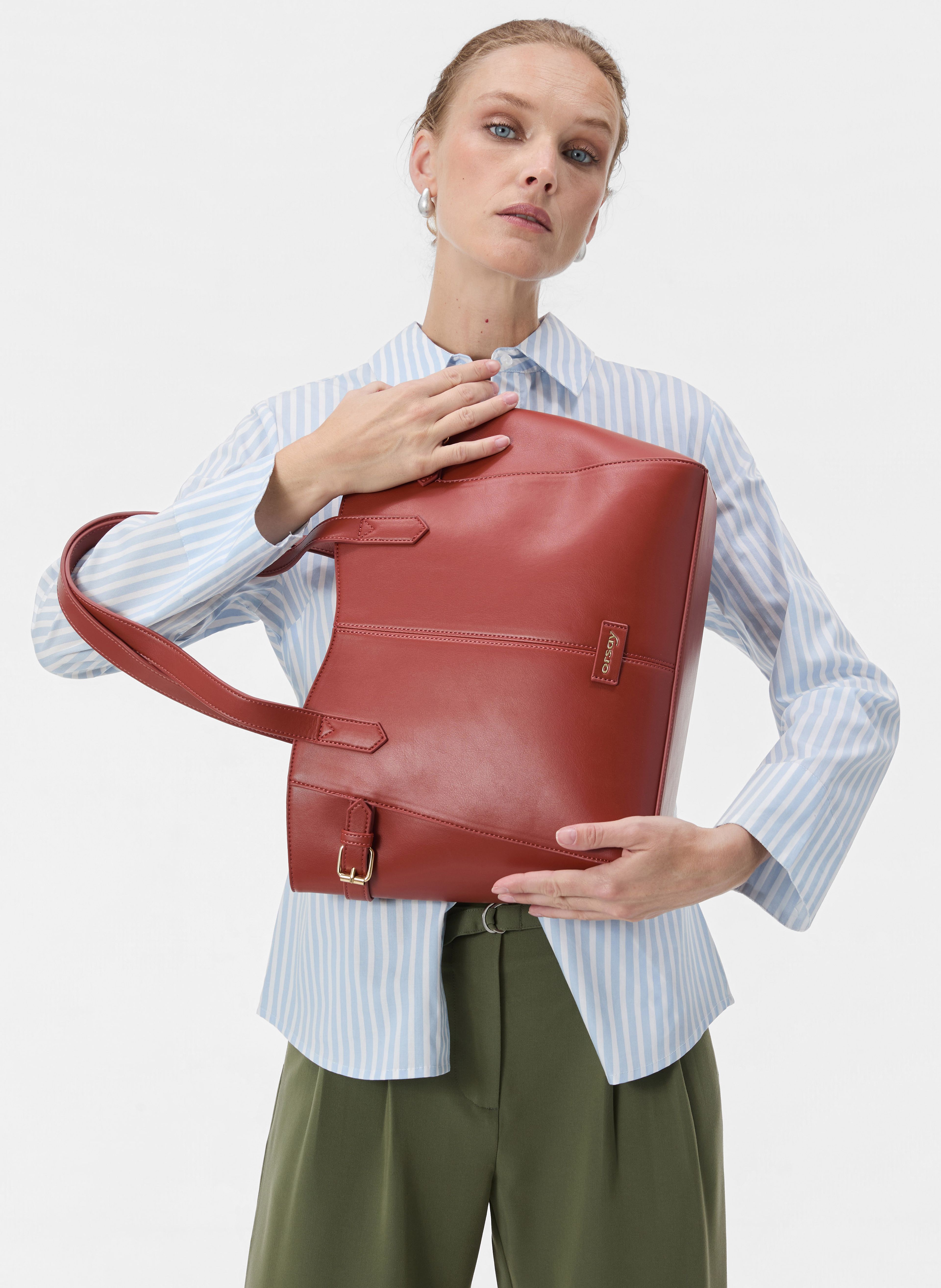 Opečnata ženska shopper torba ORSAY JANIYA - 005