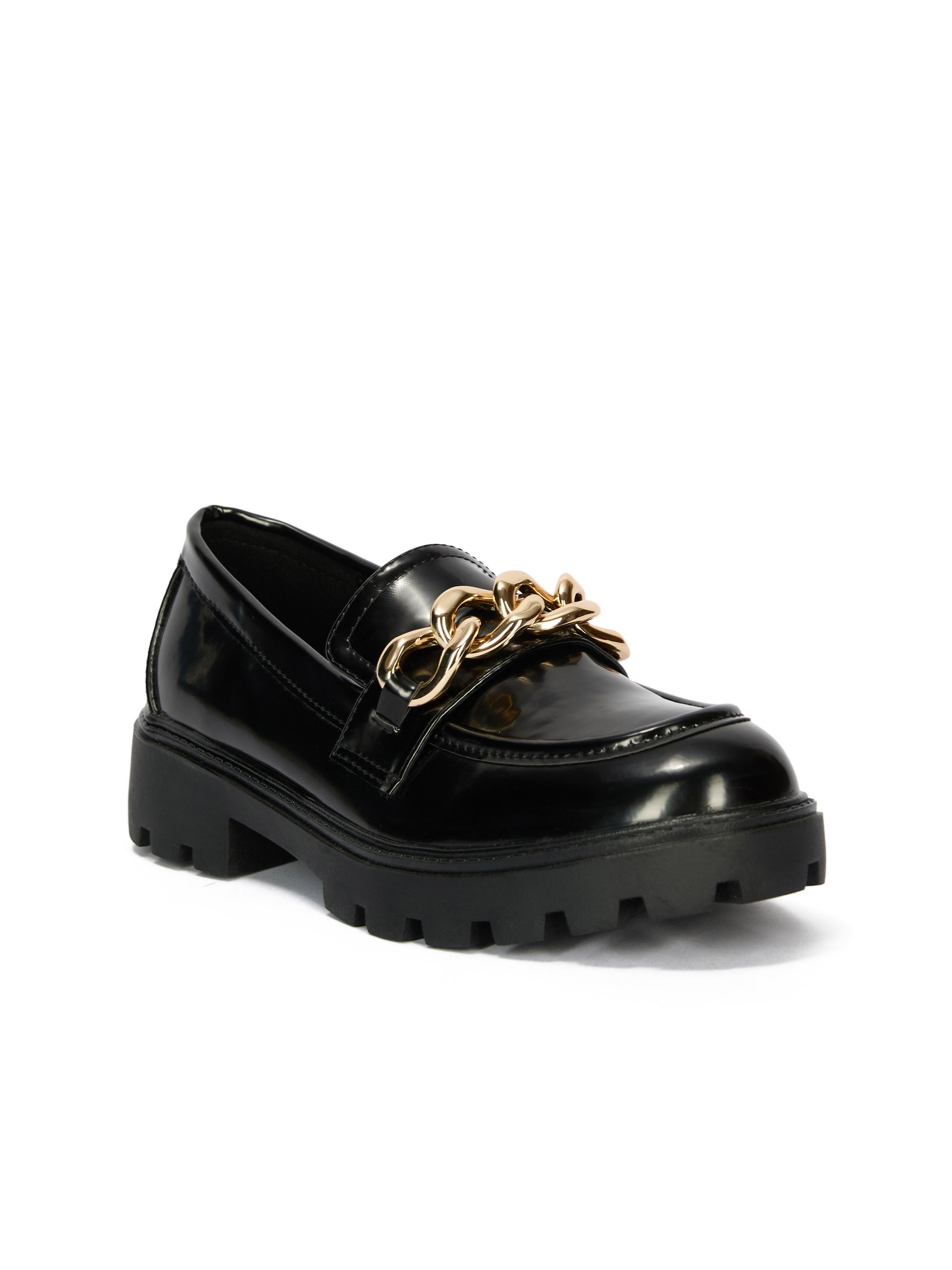Schwarze Damen-Mokassins ORSAY ONDINE - 001