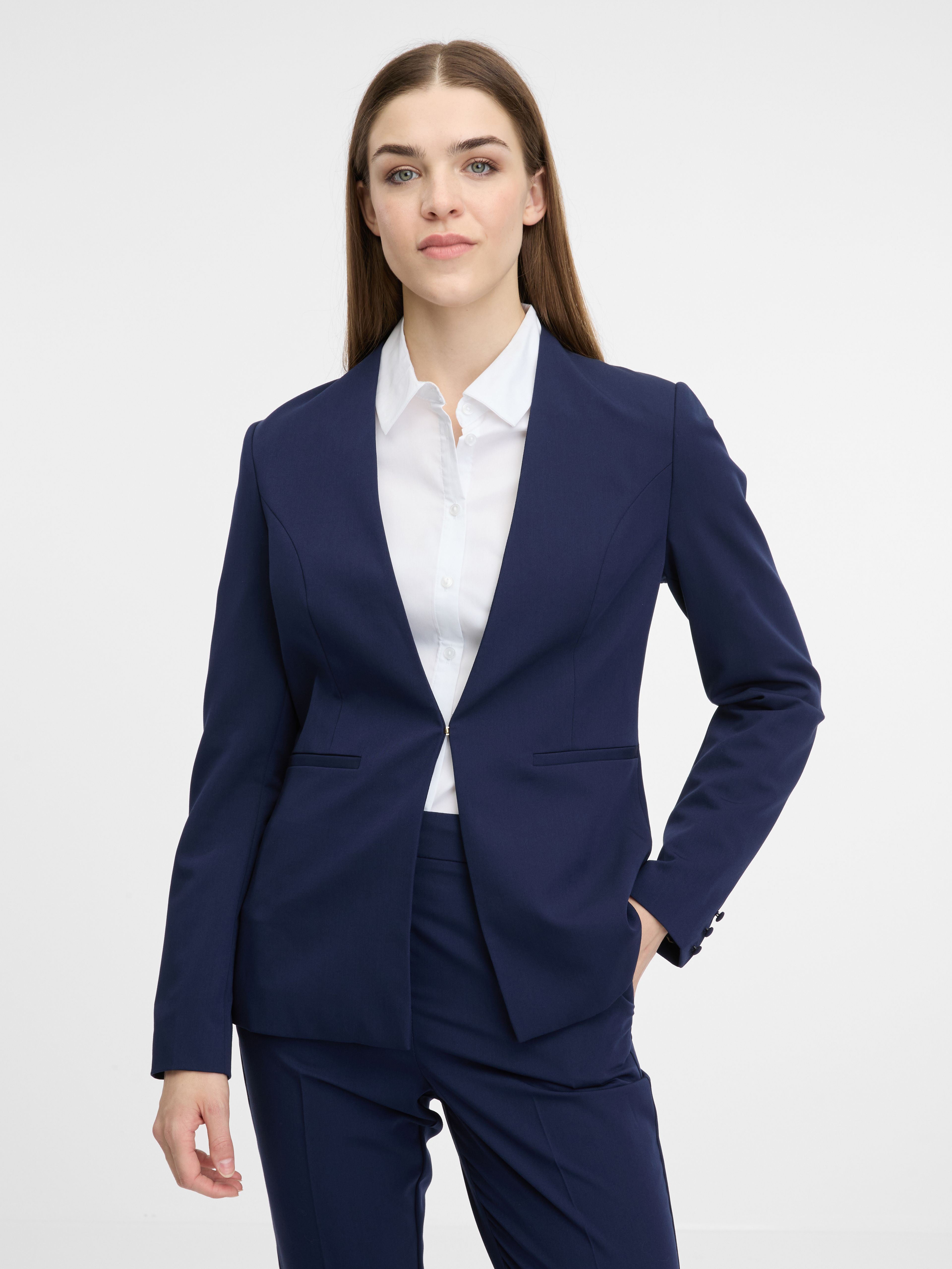 Dunkelblaue Damen-Jacke ORSAY