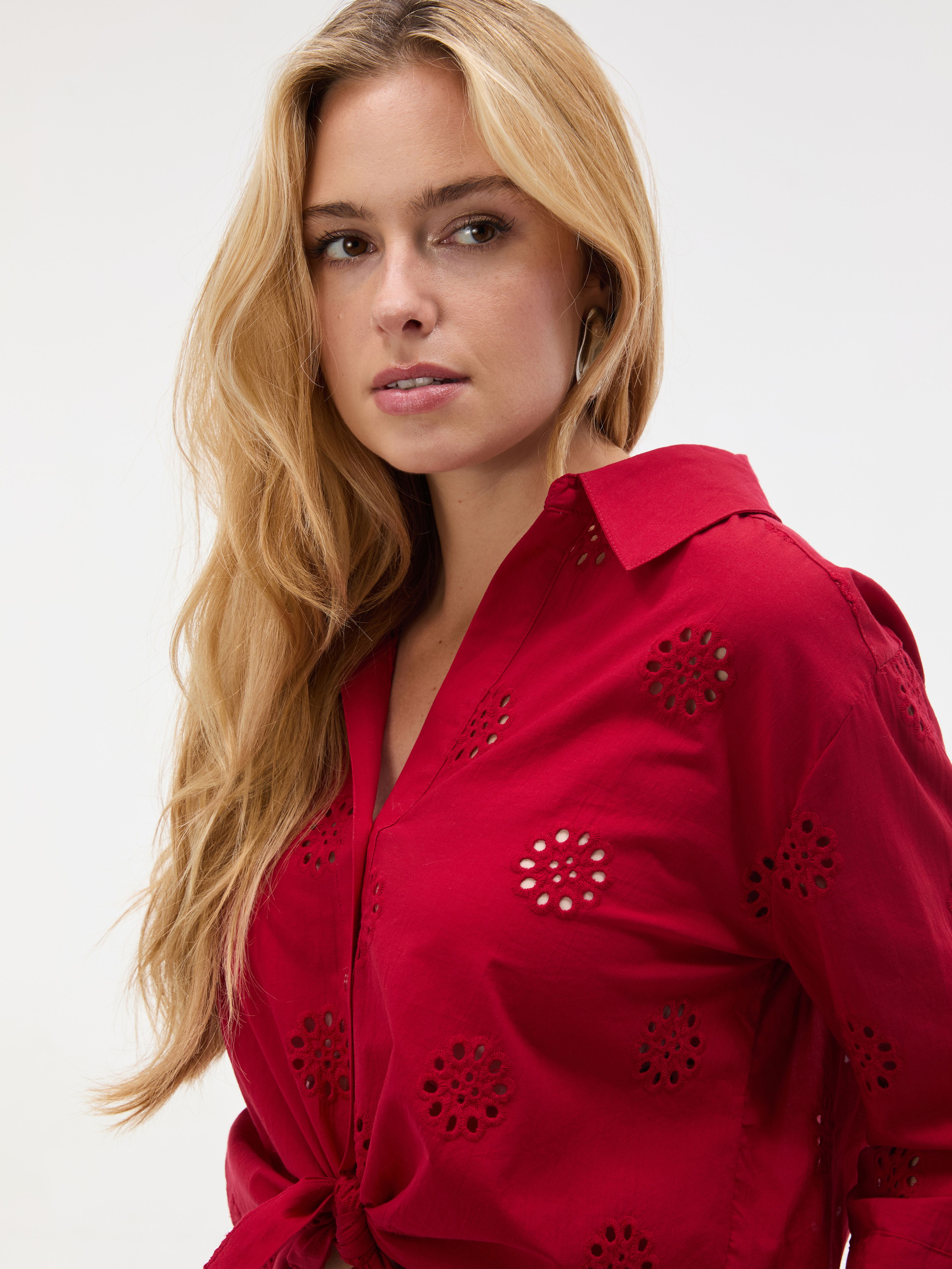 Rote Damenbluse ORSAY - 004