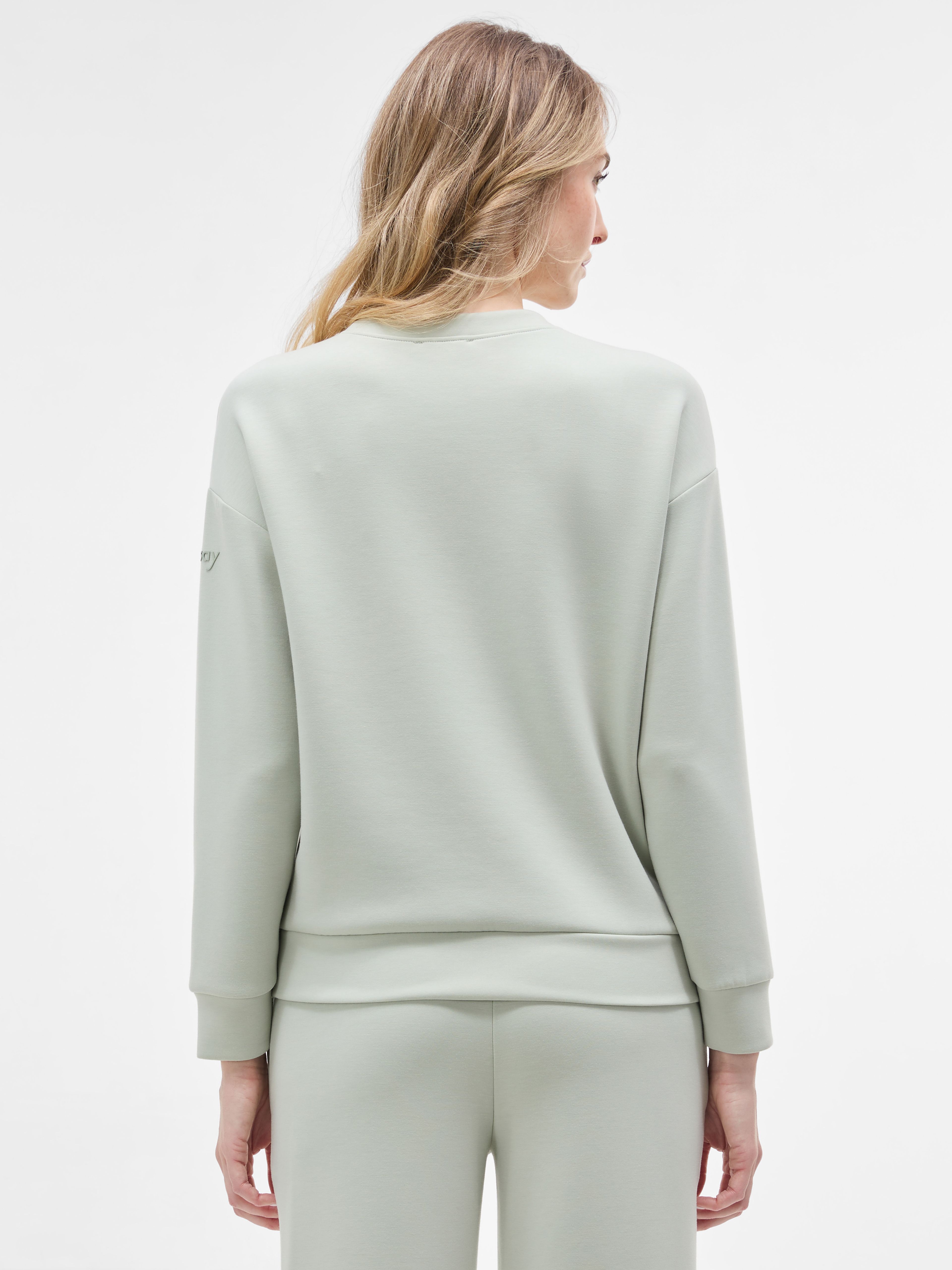 Hellgrünes Damen-Sweatshirt ORSAY - 005