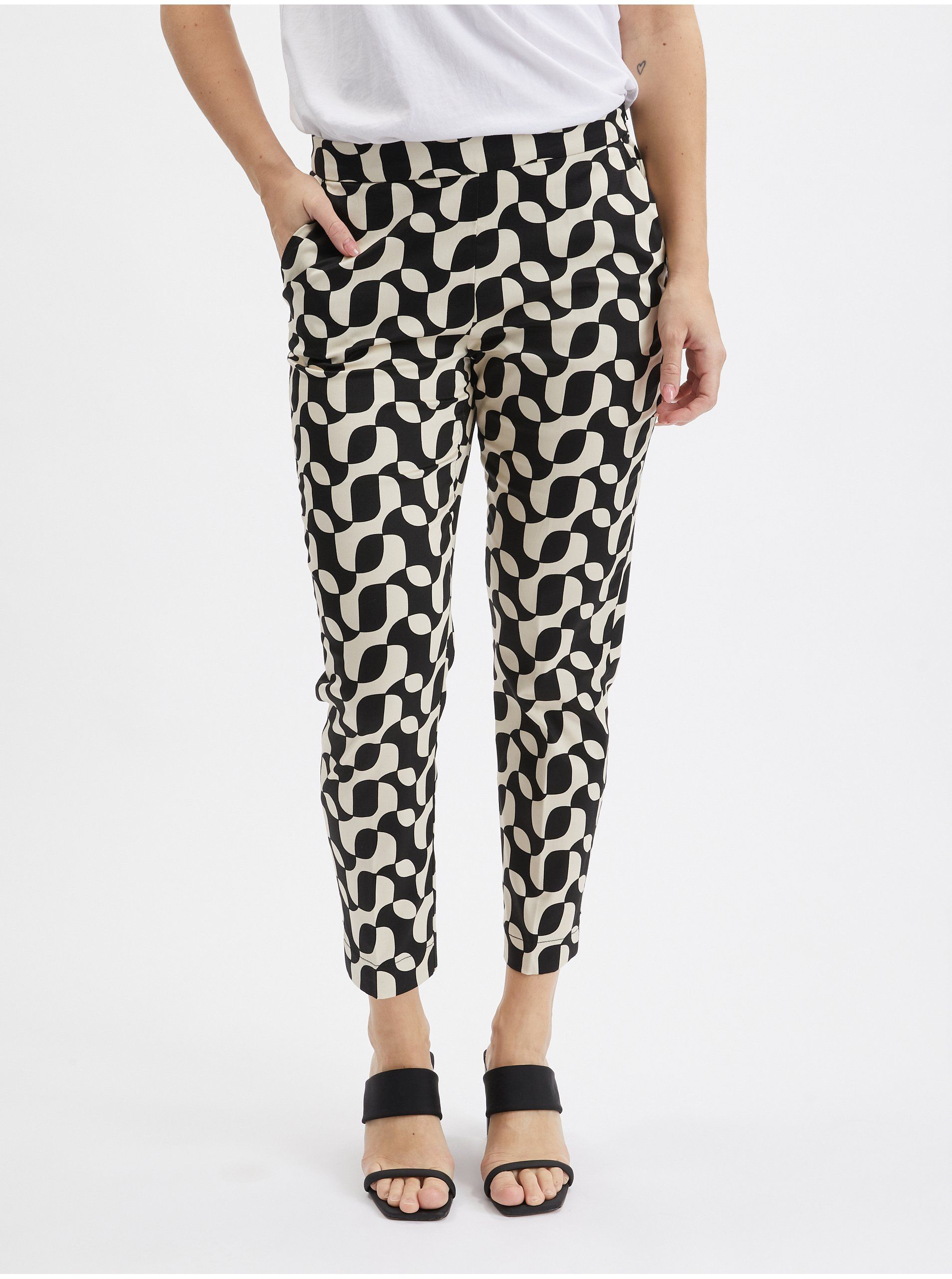 pantaloni-de-dam-cu-model-crem-i-negru-orsay-orsay-ro-magazinul