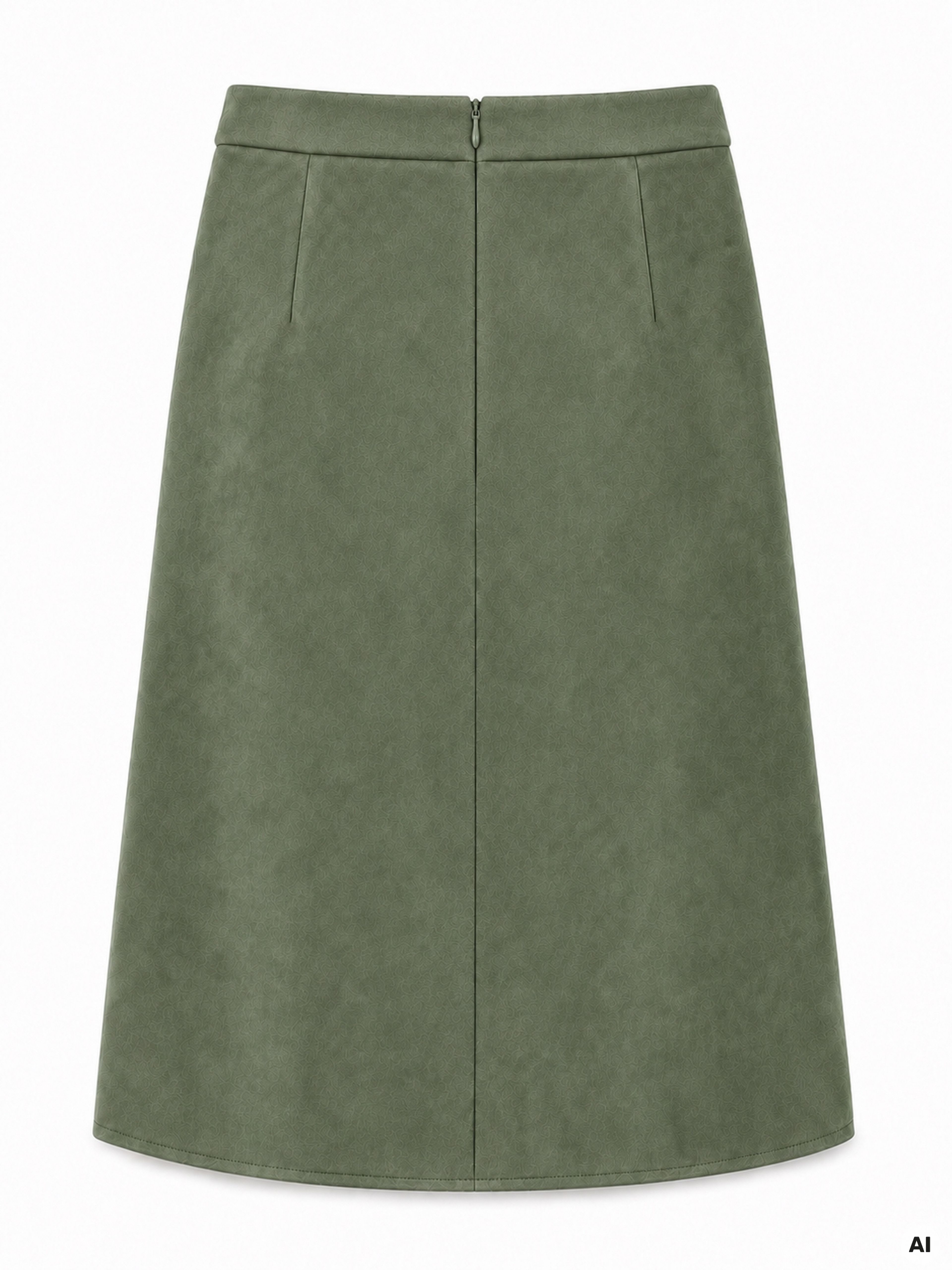 ORSAY Khaki női A-vonalú midi szoknya - 006