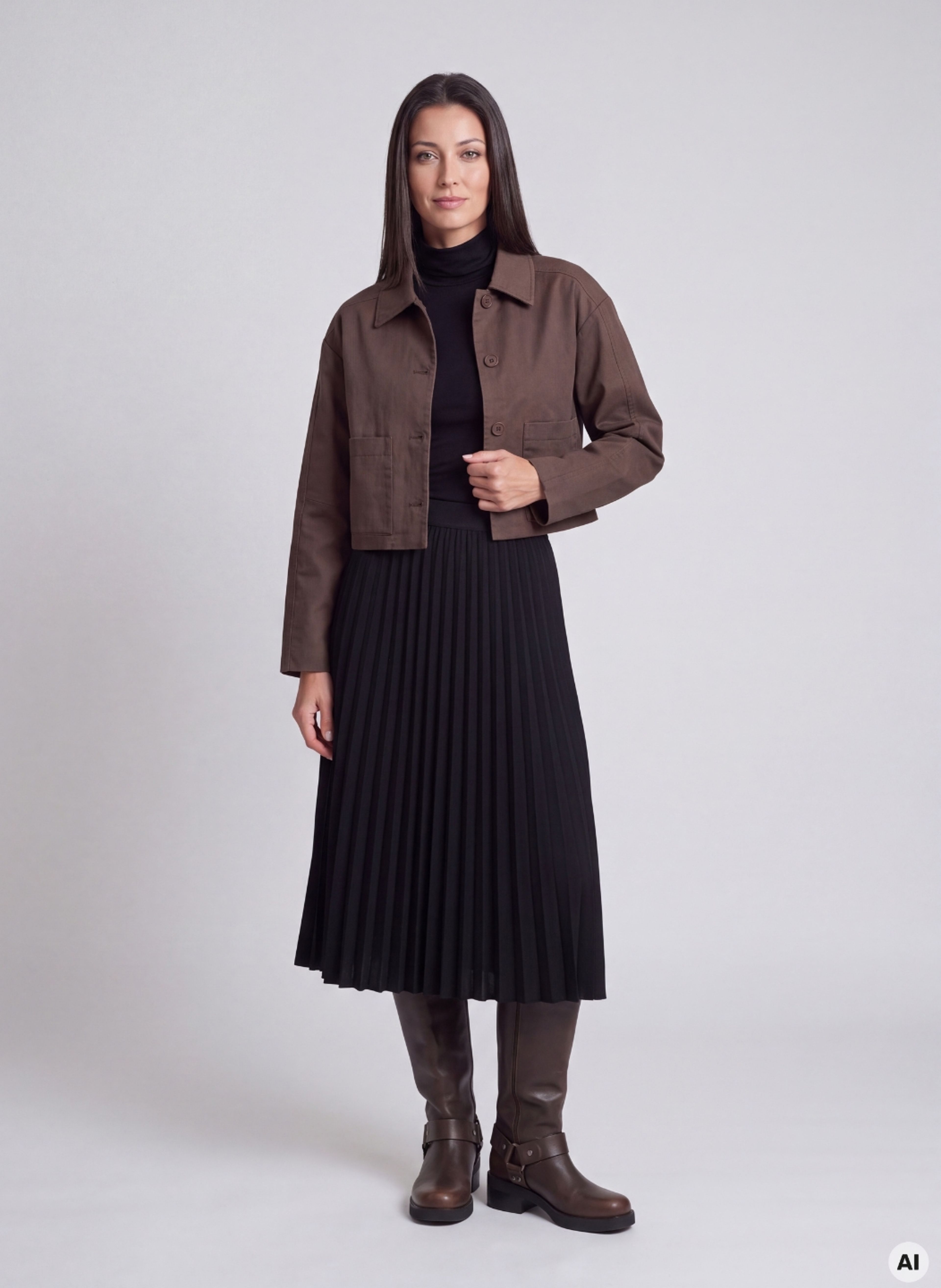 Braune leichte Damenjacke ORSAY - 006