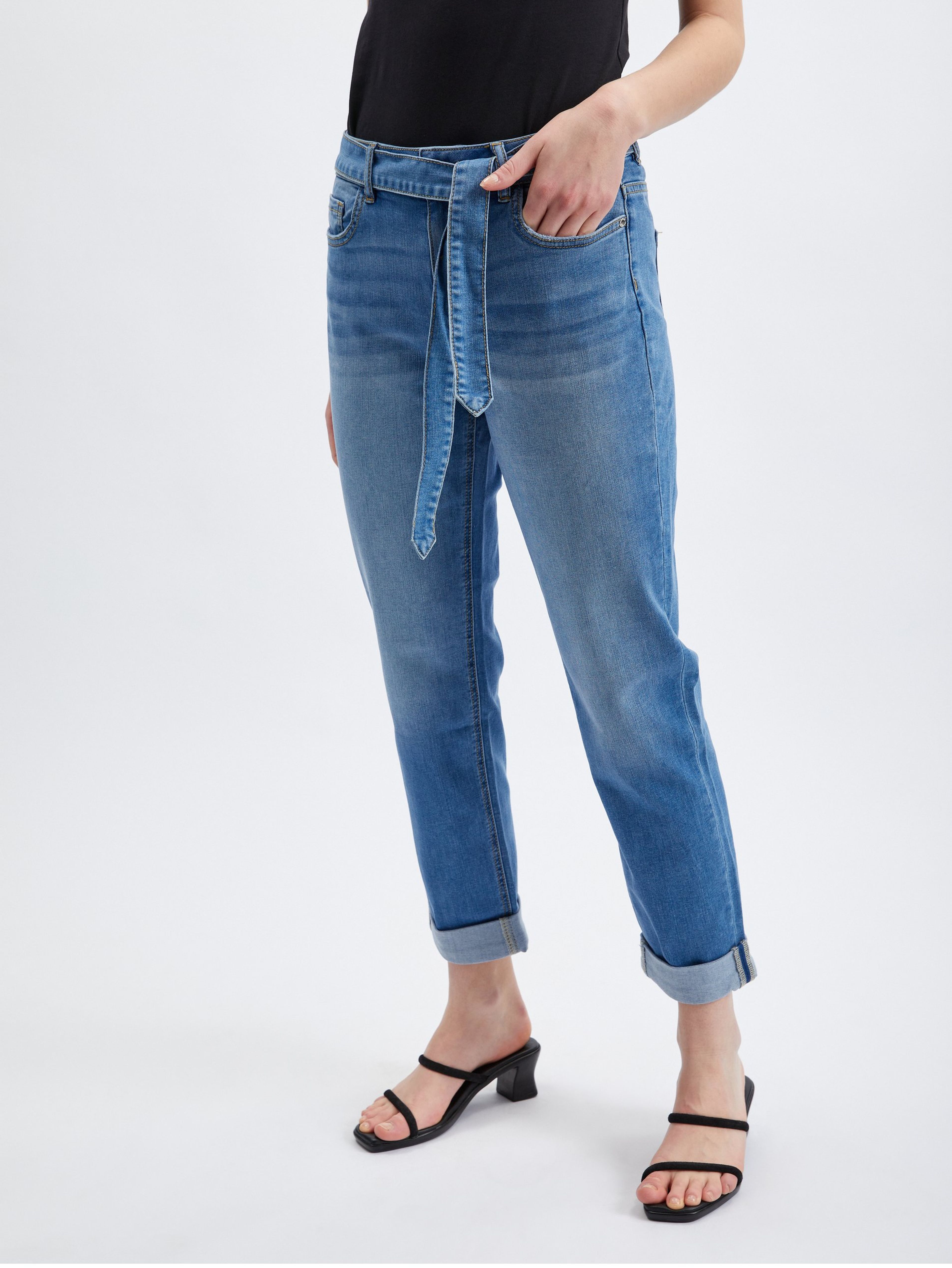 Blaue Damen-Boyfriend-Jeans ORSAY