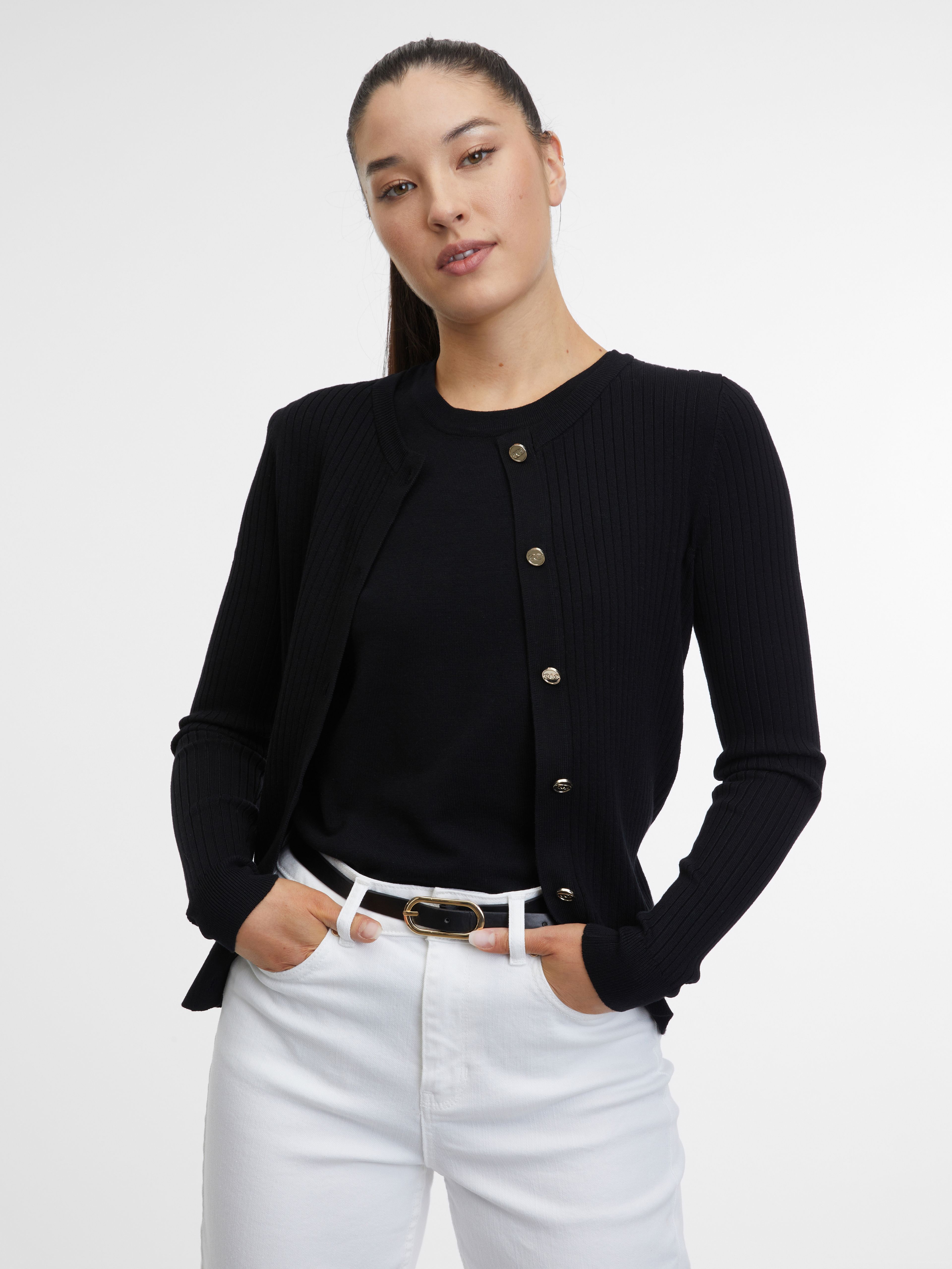 Schwarze Damen Cardigan ORSAY