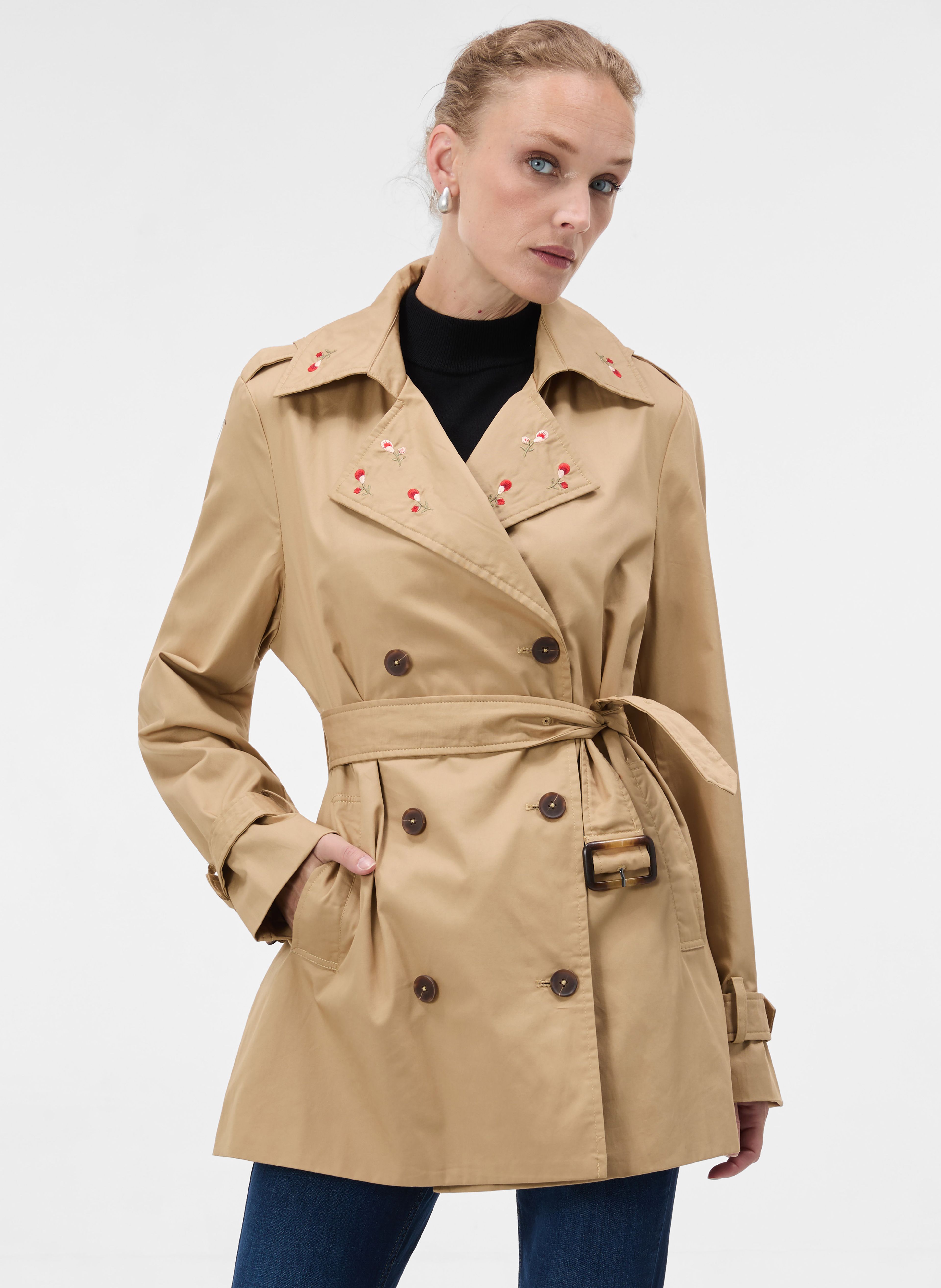 Brauner Damen-Trenchcoat ORSAY - 002