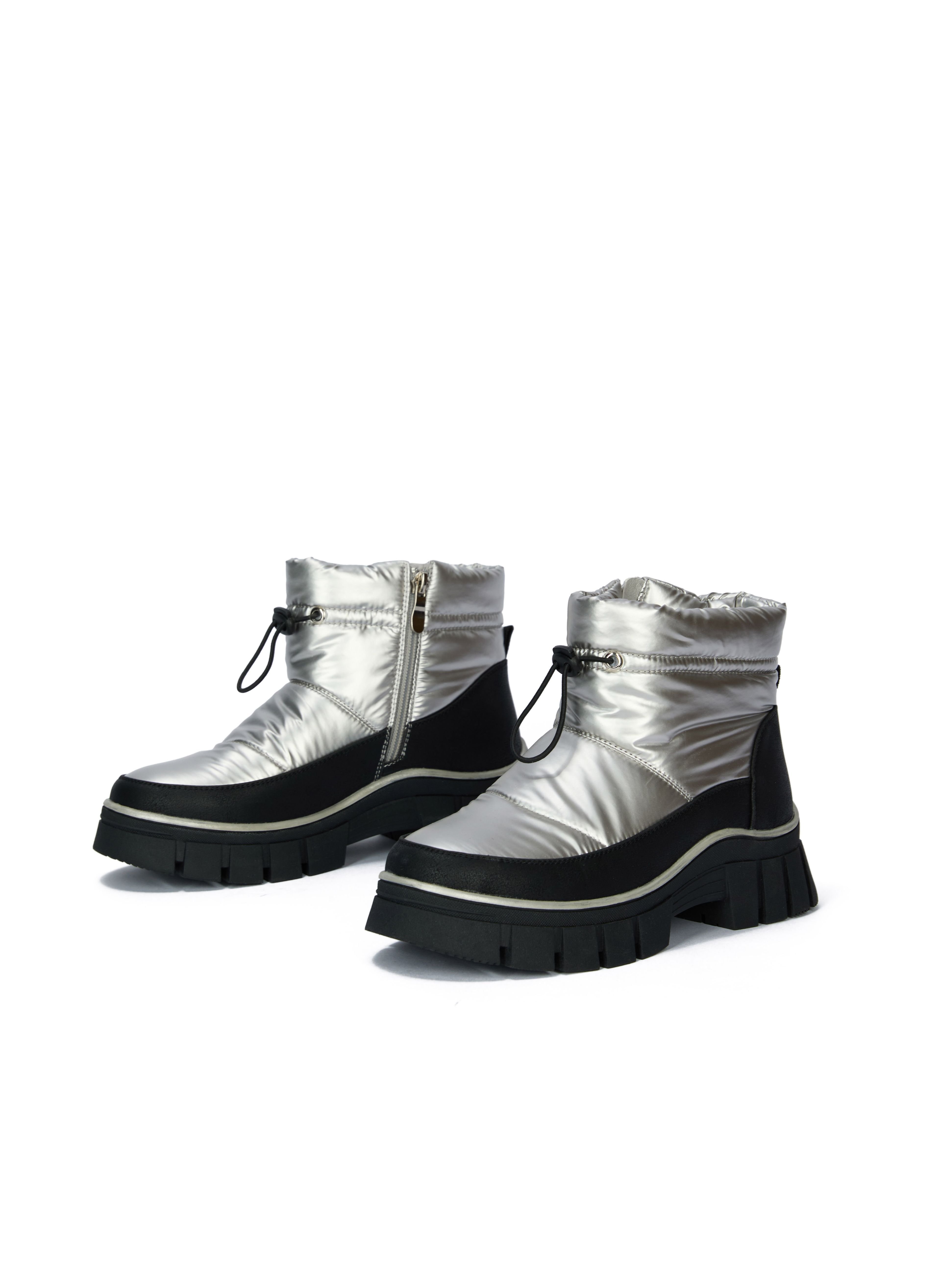 Silberne Damen-Winterschuhe ORSAY MOONIE - 002