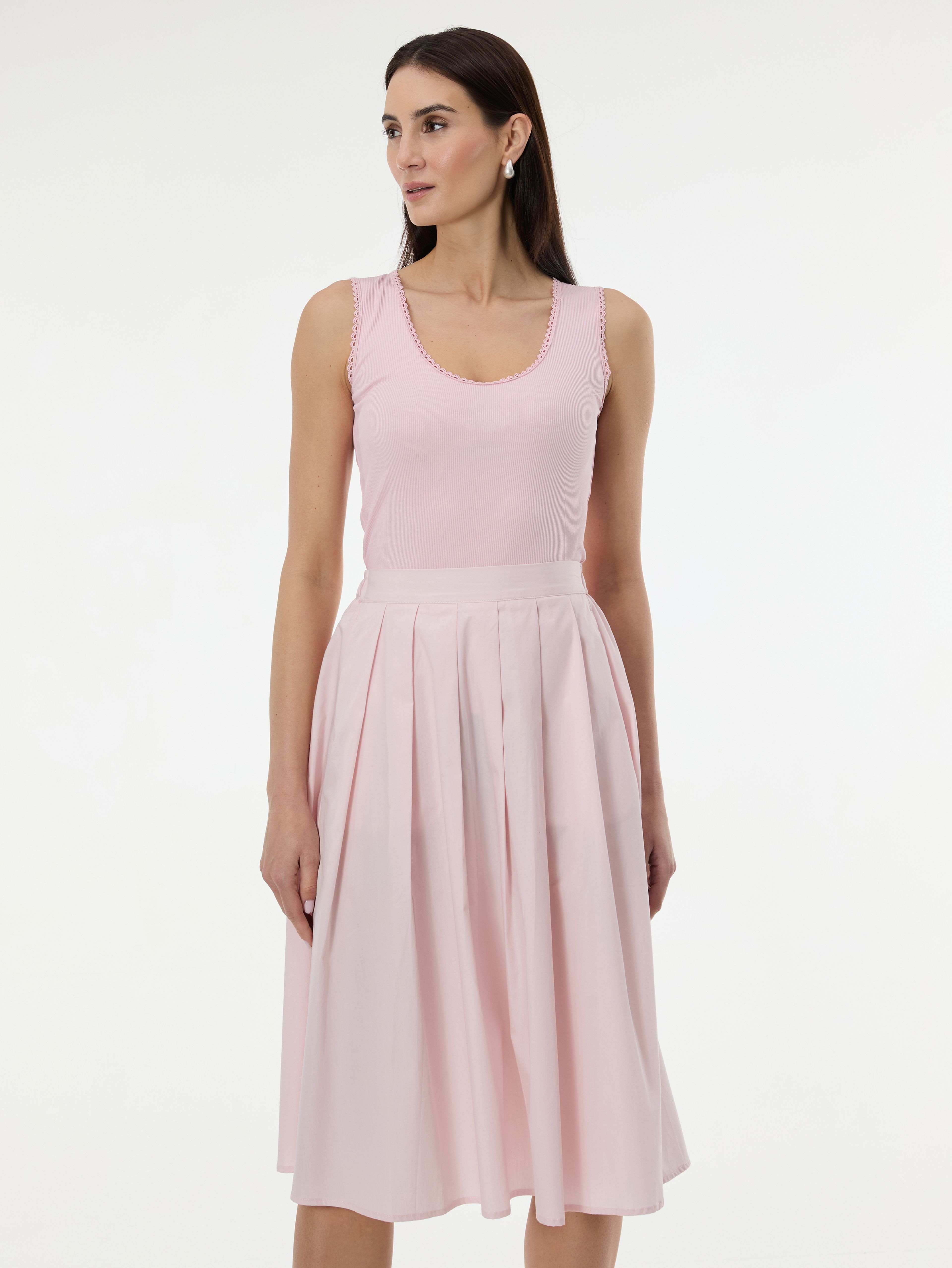 Jasnoróżowy damski top ORSAY