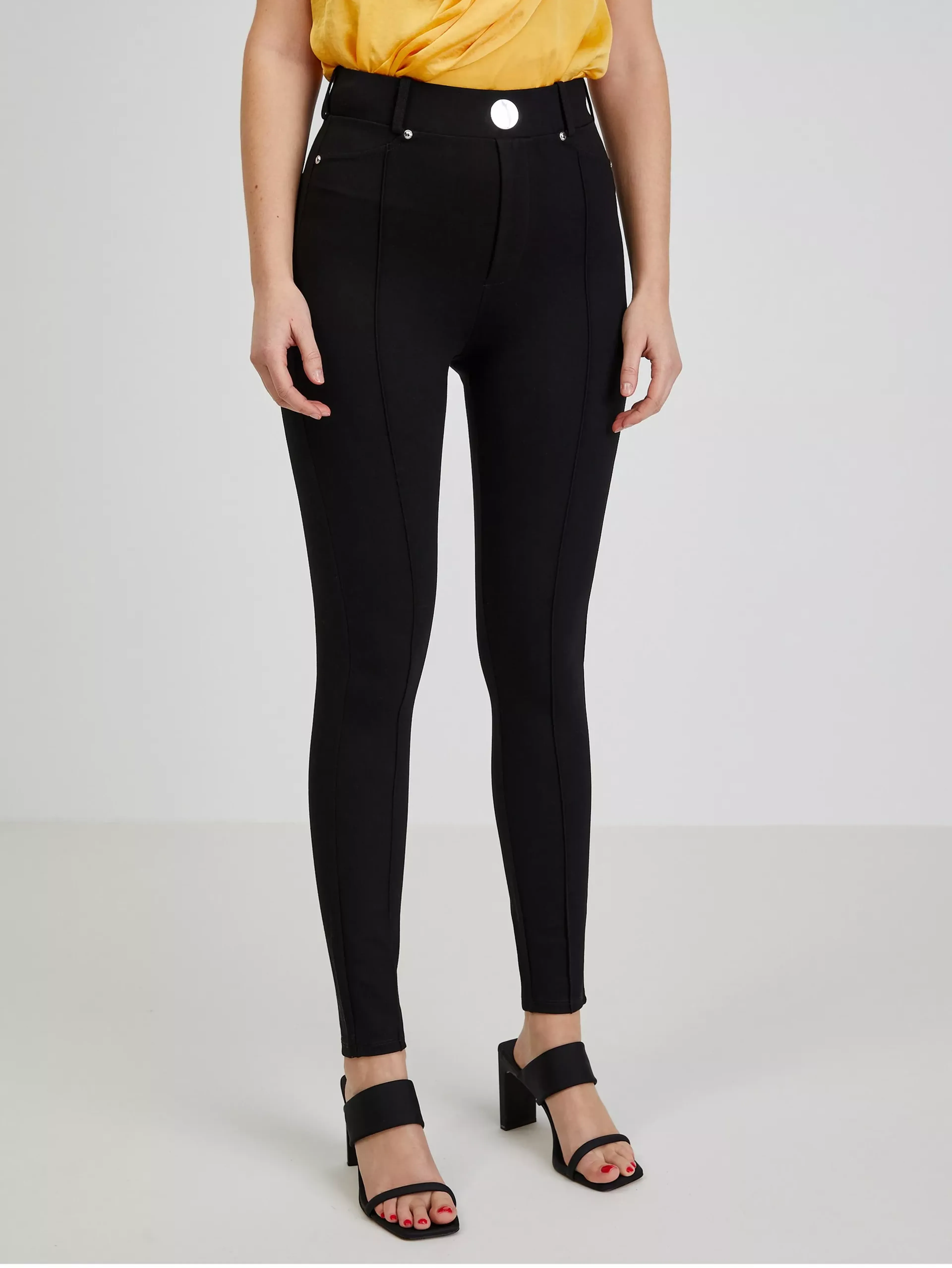 Schwarze Damen-Jeggings-Hose ORSAY