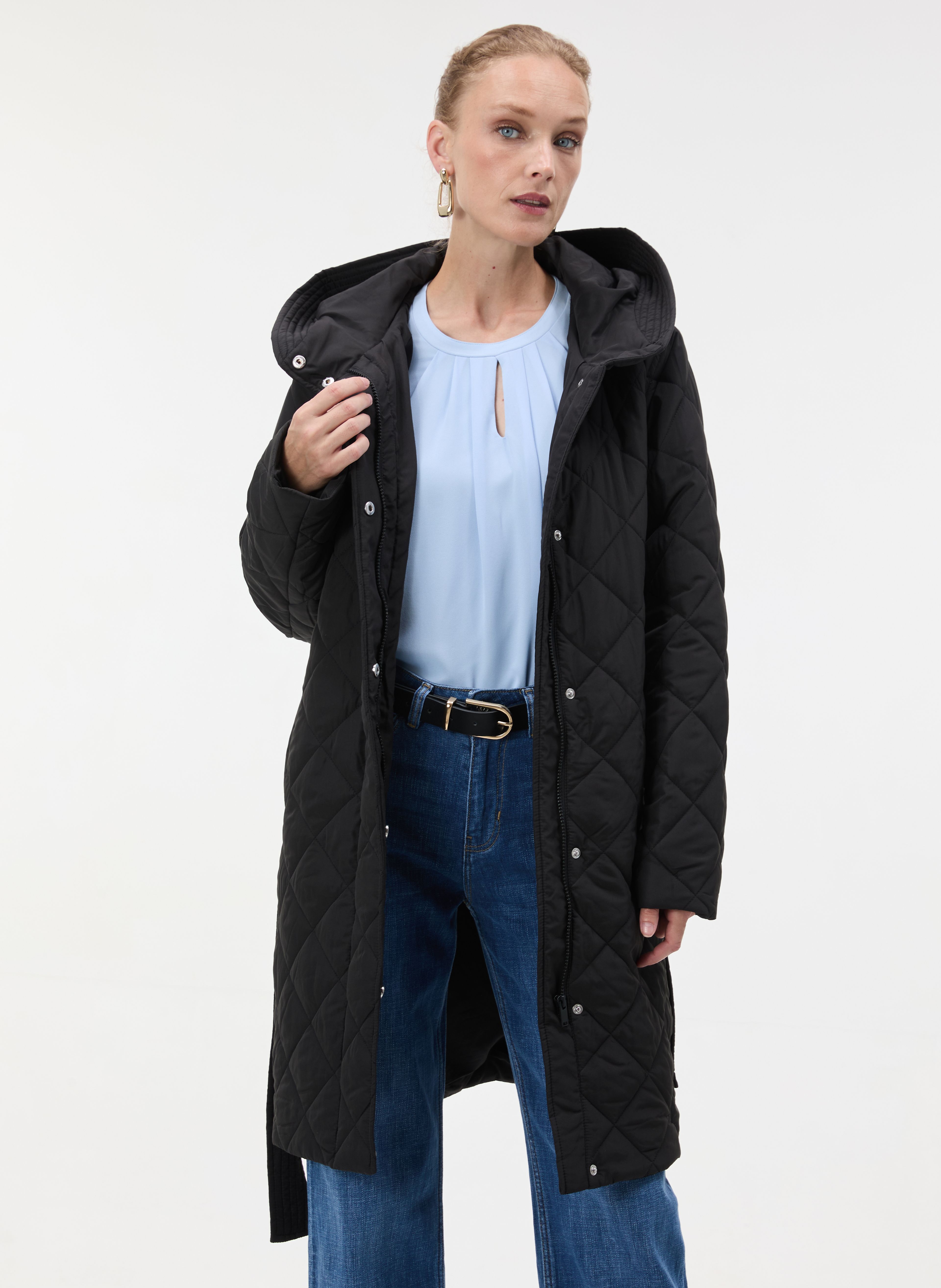 Palton pentru femei negru ORSAY - 002
