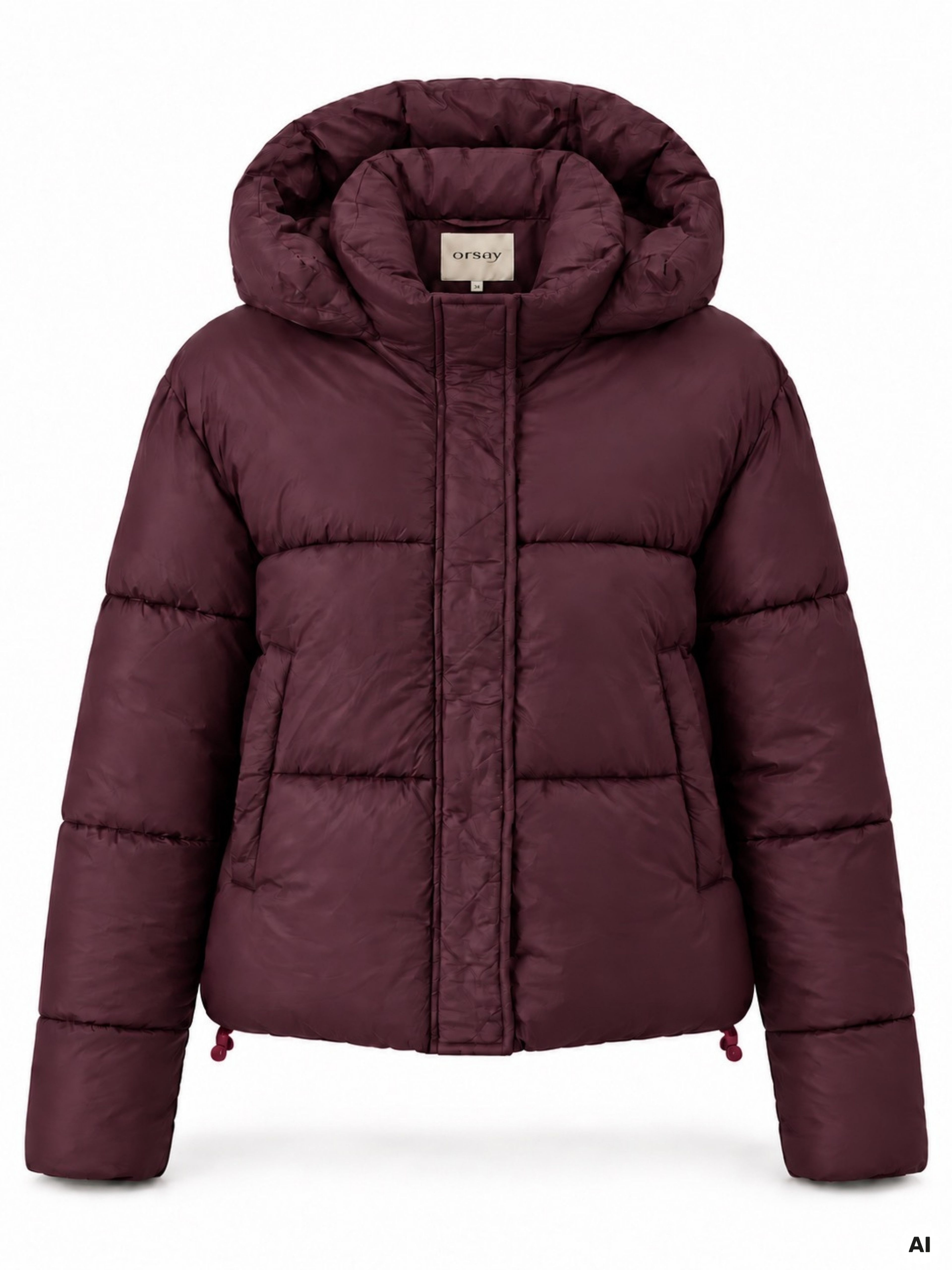 Bordeaux Damen-Winterjacke ORSAY - 006