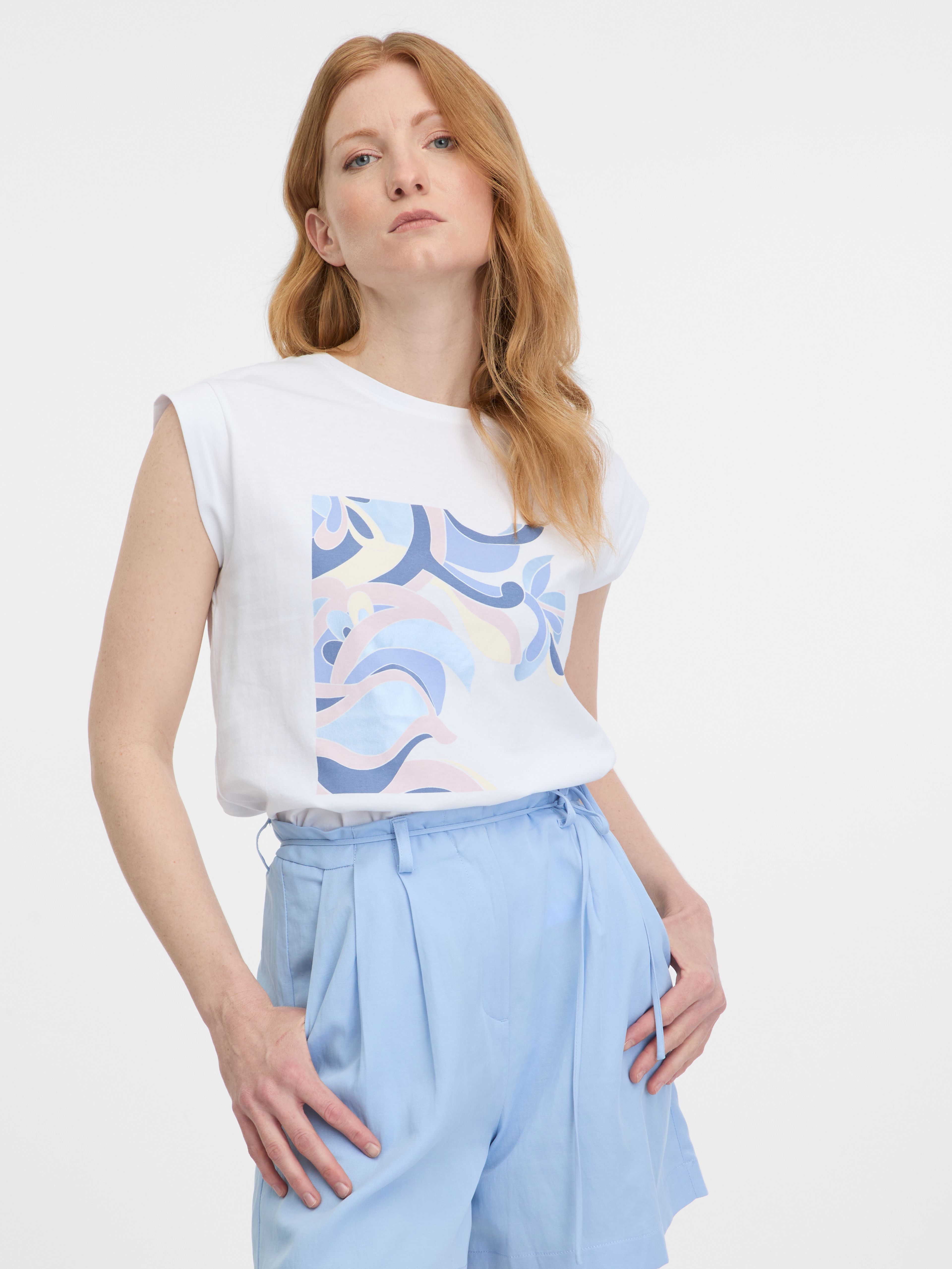 Biele dámske tričko ORSAY