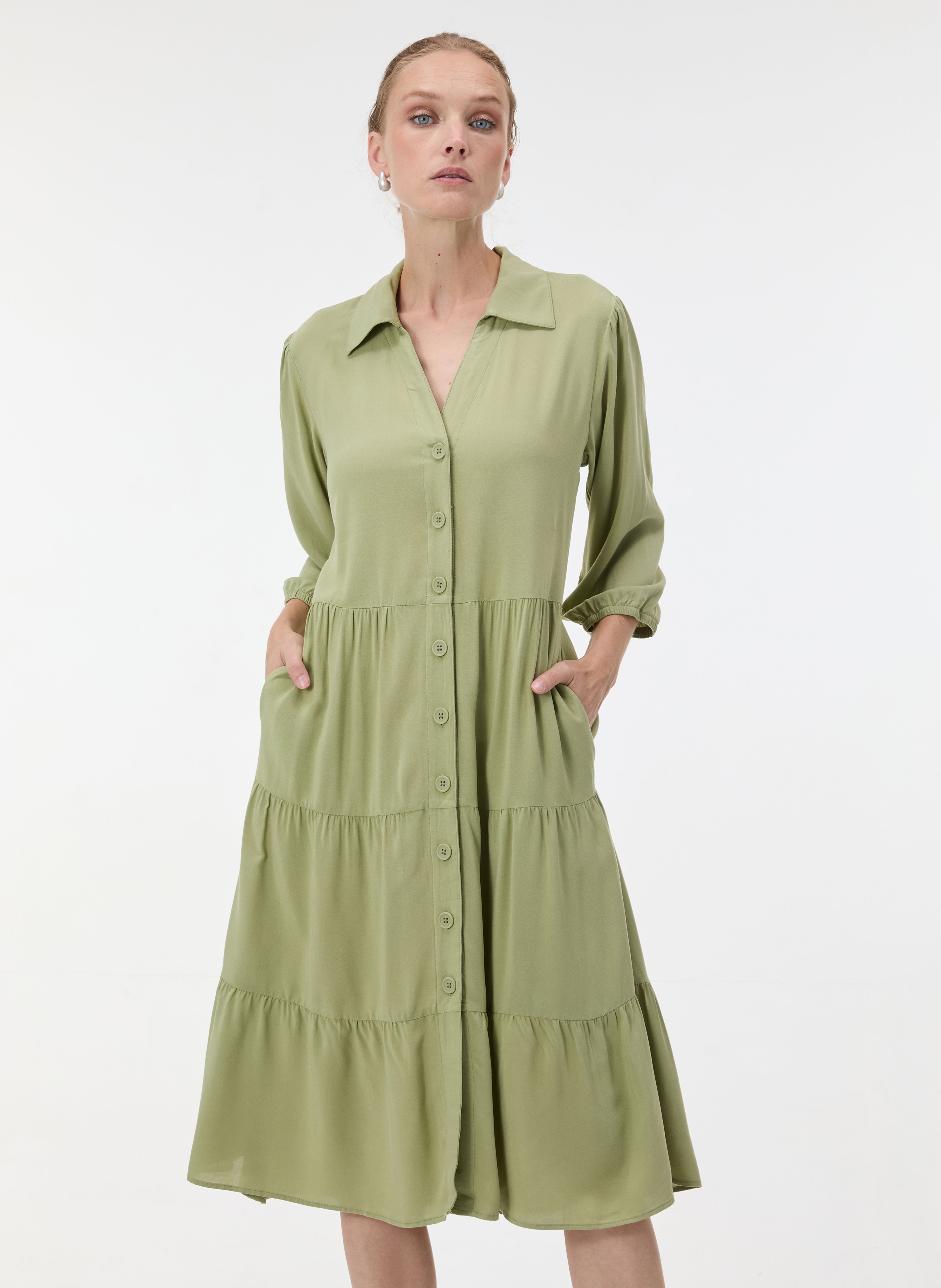 Zelené dámske šaty ORSAY - 002