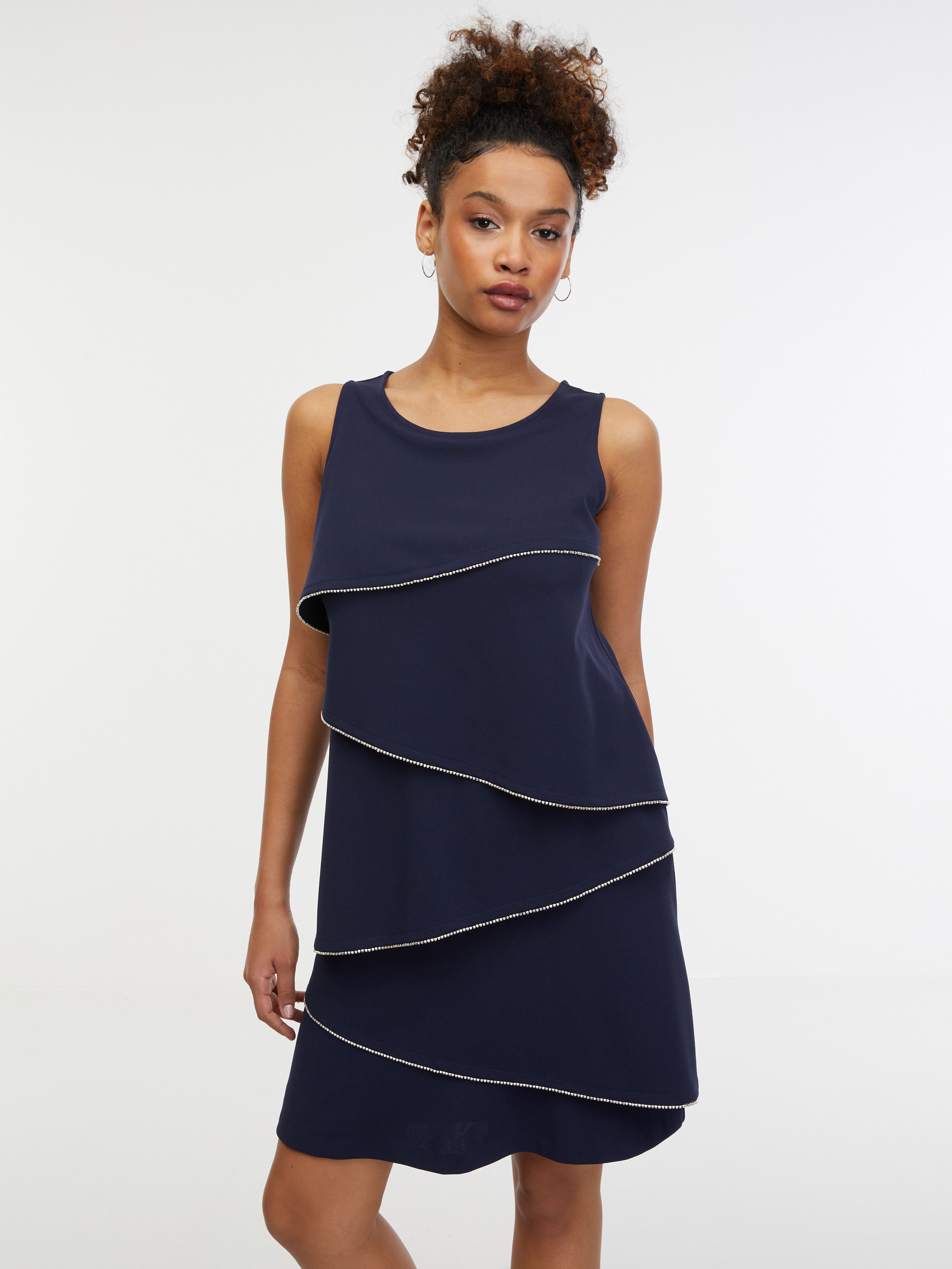 Dunkelblaues Damenkleid ORSAY