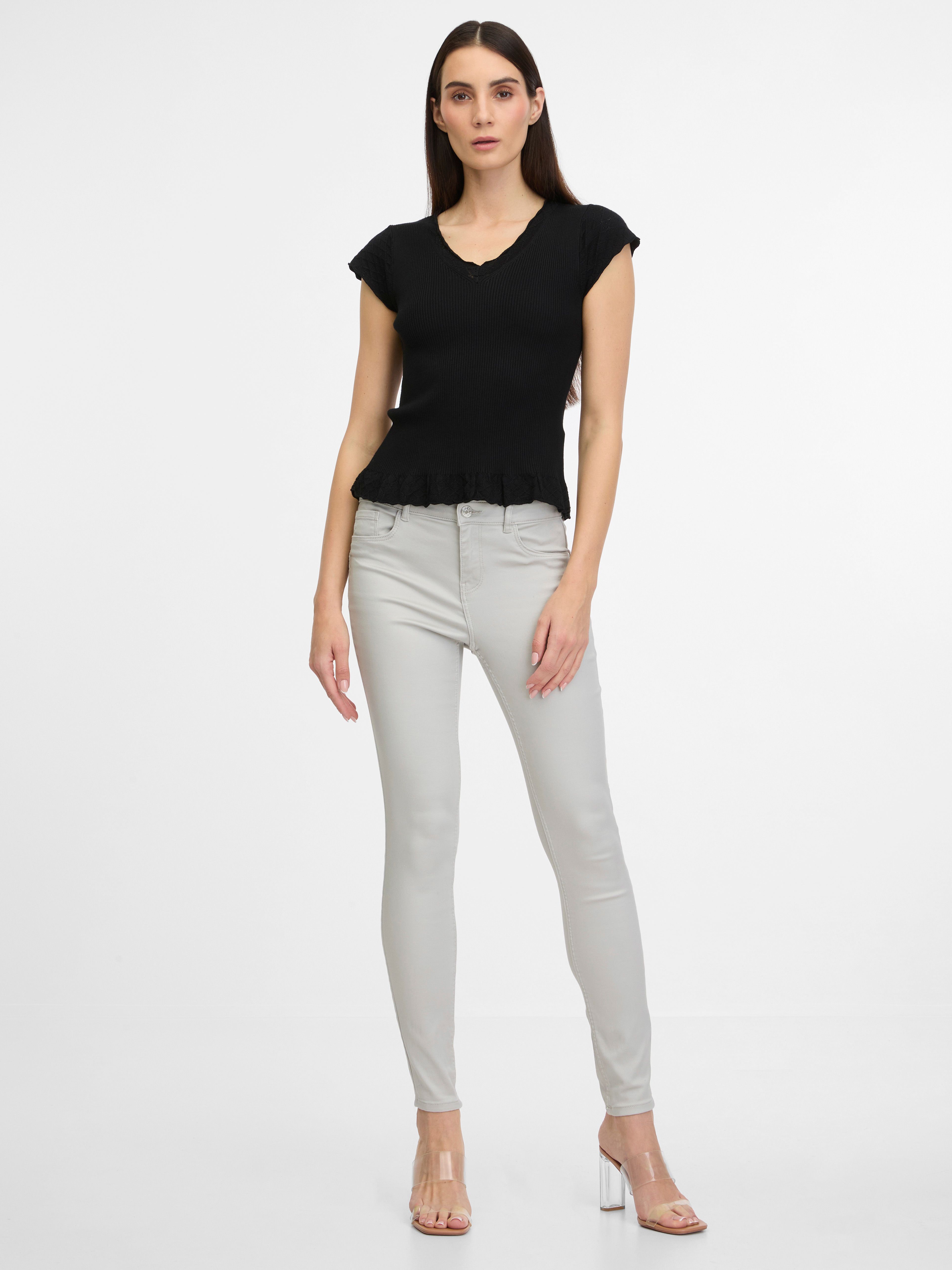 Hellgraue Damen Skinny Fit Jeans ORSAY | Orsay.de - Der offizielle E ...
