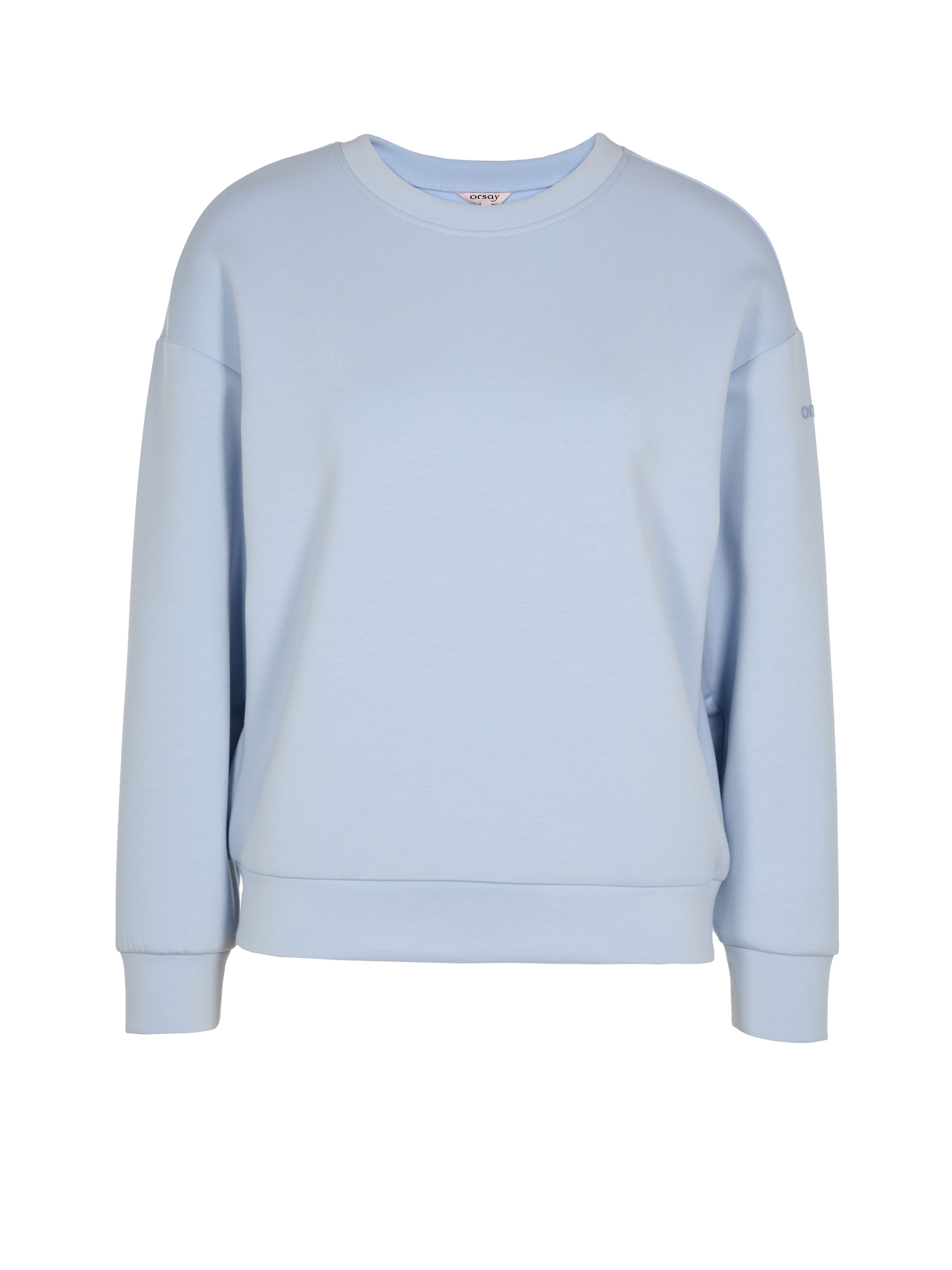 Hellblaues Damen-Sweatshirt mit langen Ärmeln ORSAY - 005