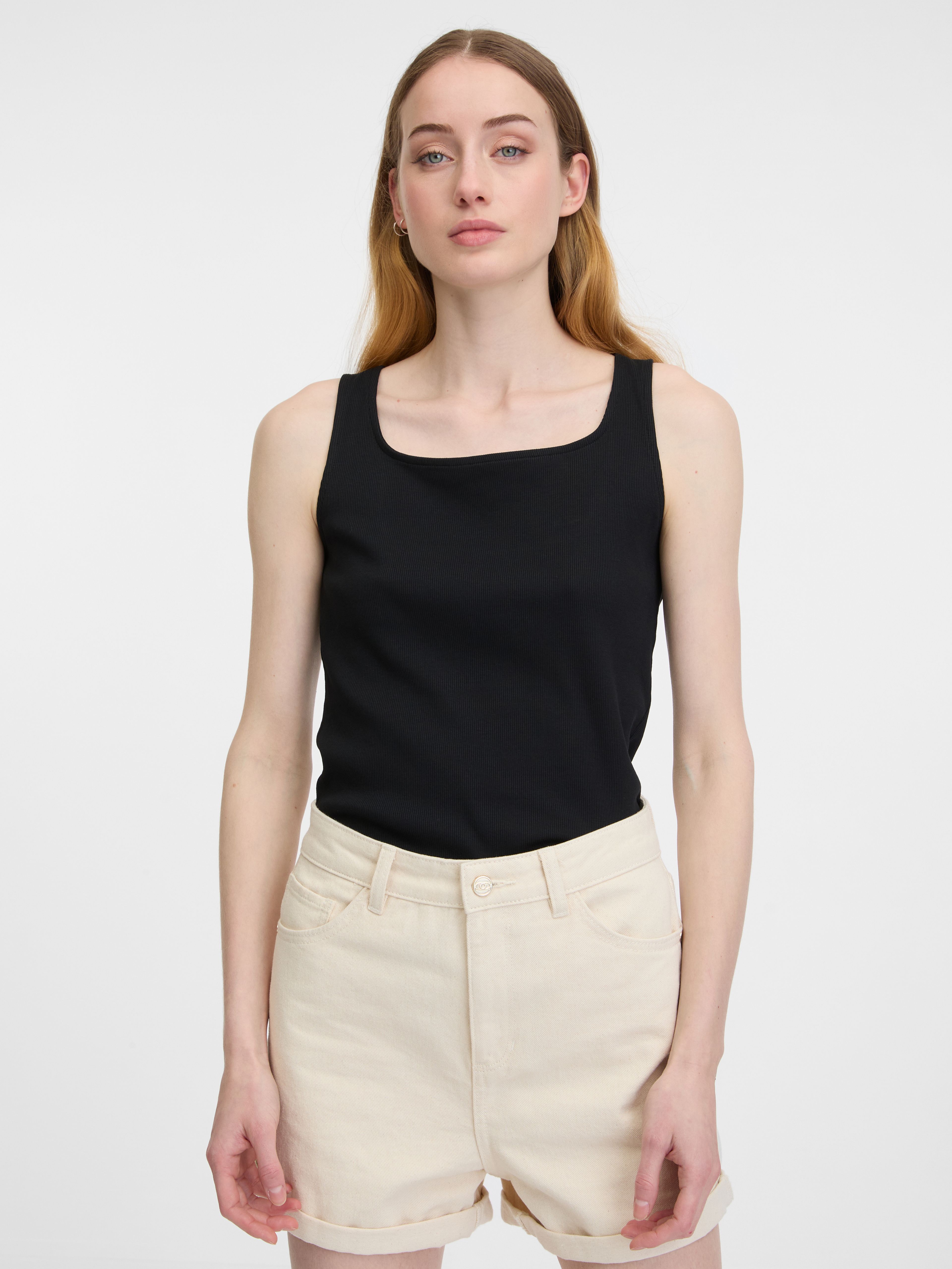 Schwarzes Damen-Tank-Top ORSAY