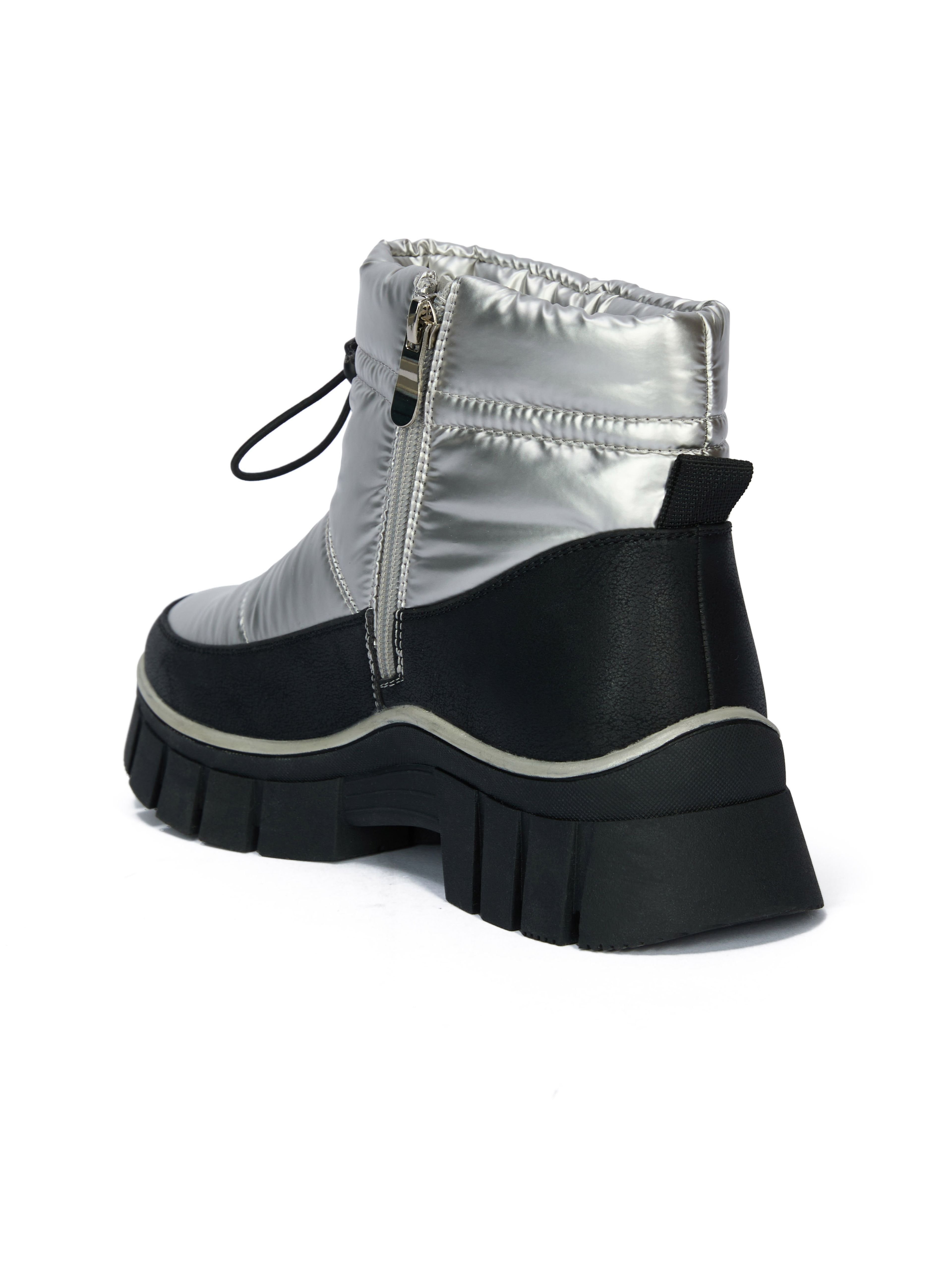 Silberne Damen-Winterschuhe ORSAY MOONIE - 005