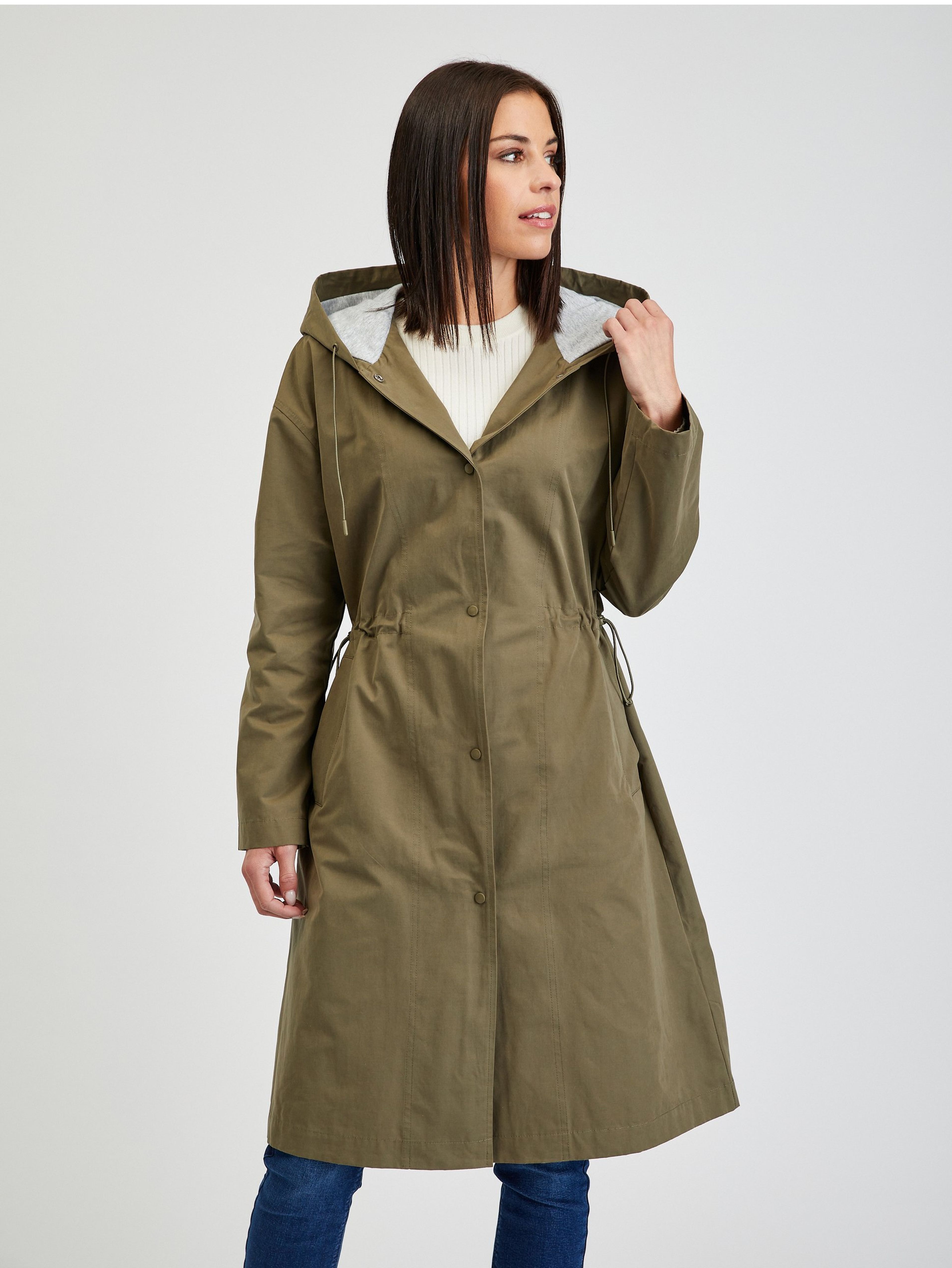 Khaki parka damska ORSAY