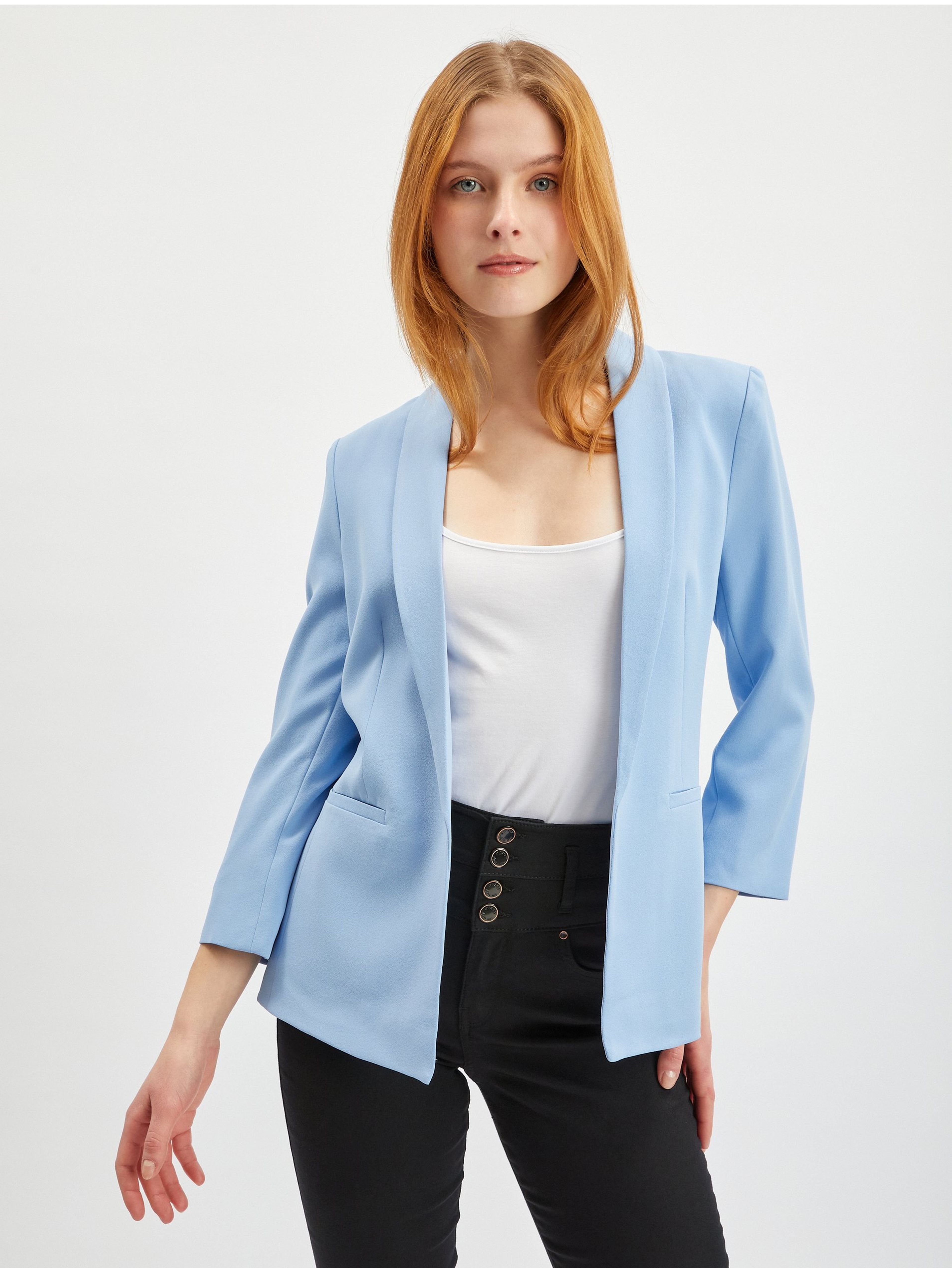 Hellblaue Damenjacke ORSAY