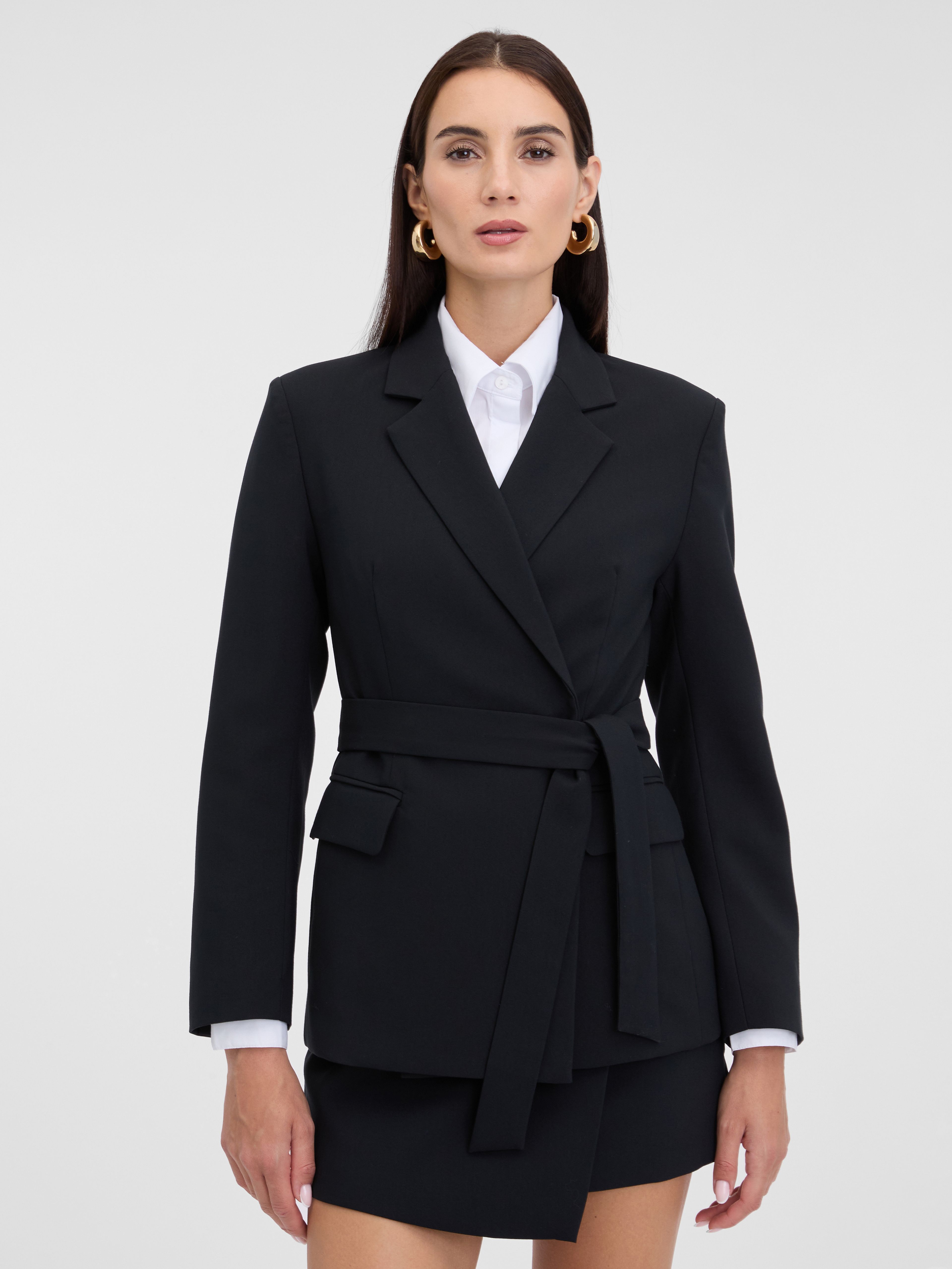 Čierne dámske sako ORSAY