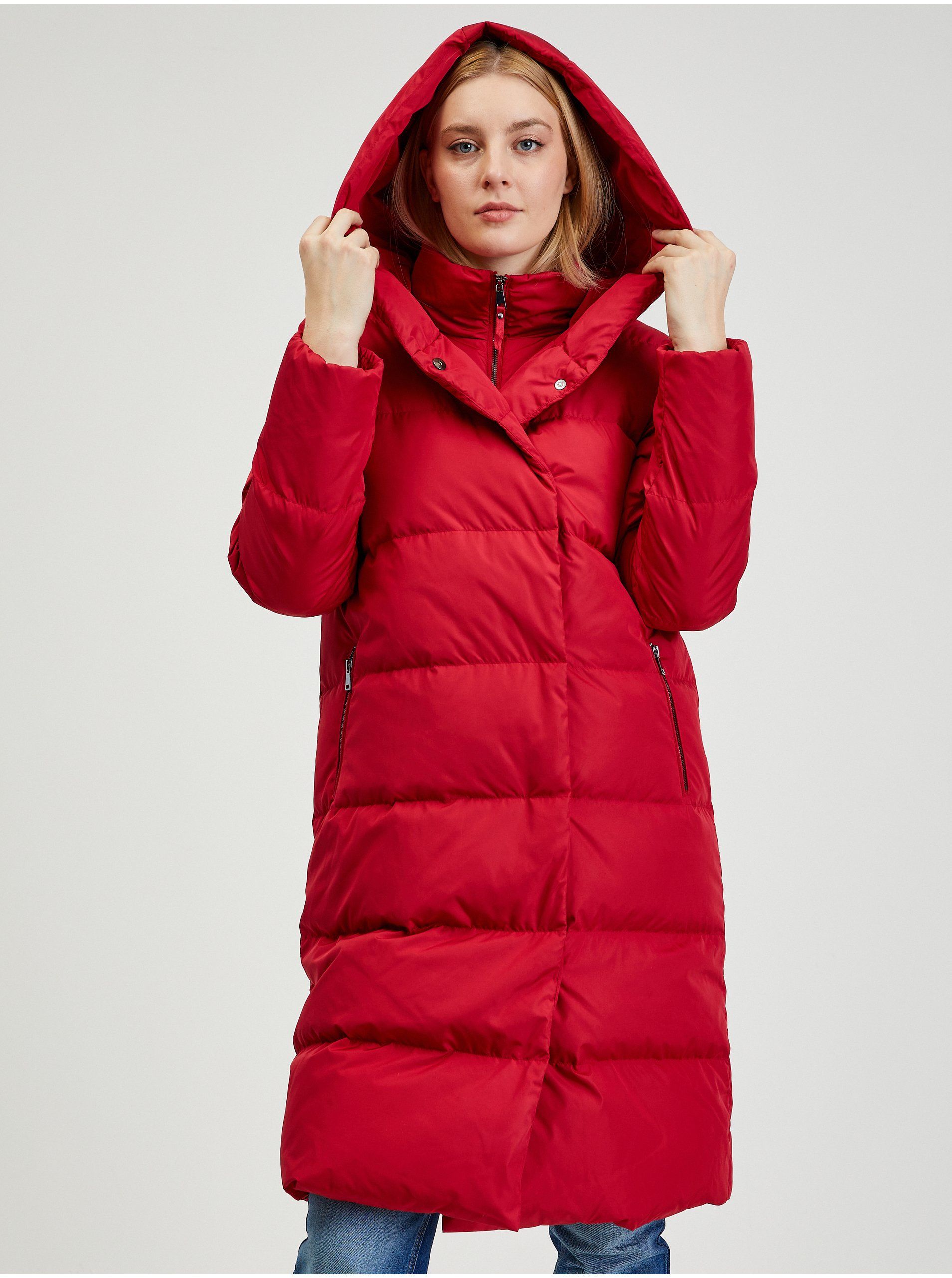roter-damen-daunen-wintersteppmantel-orsay-orsay-de-der-offizielle