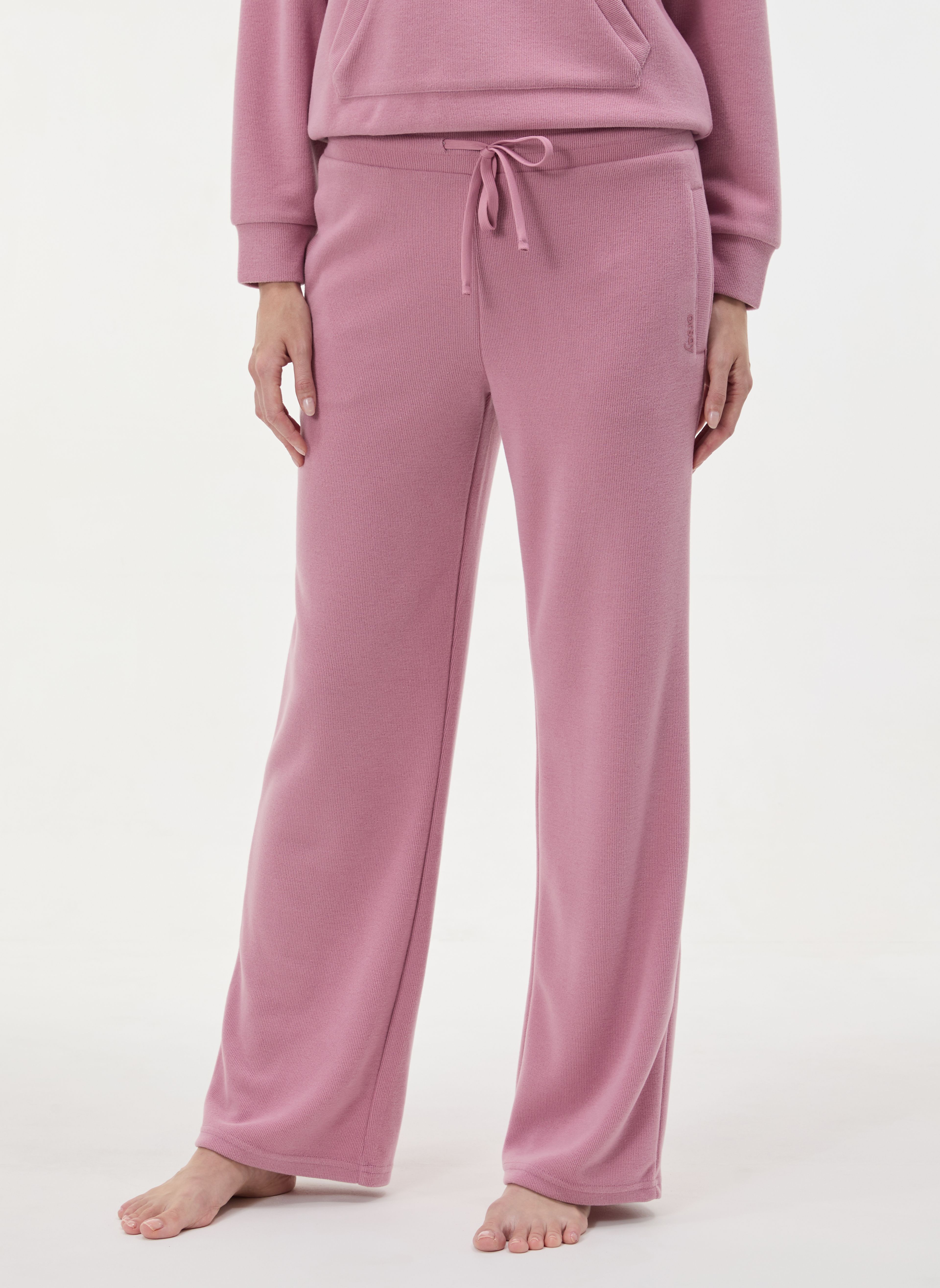 Pantaloni de trening pentru femei roz ORSAY - 002