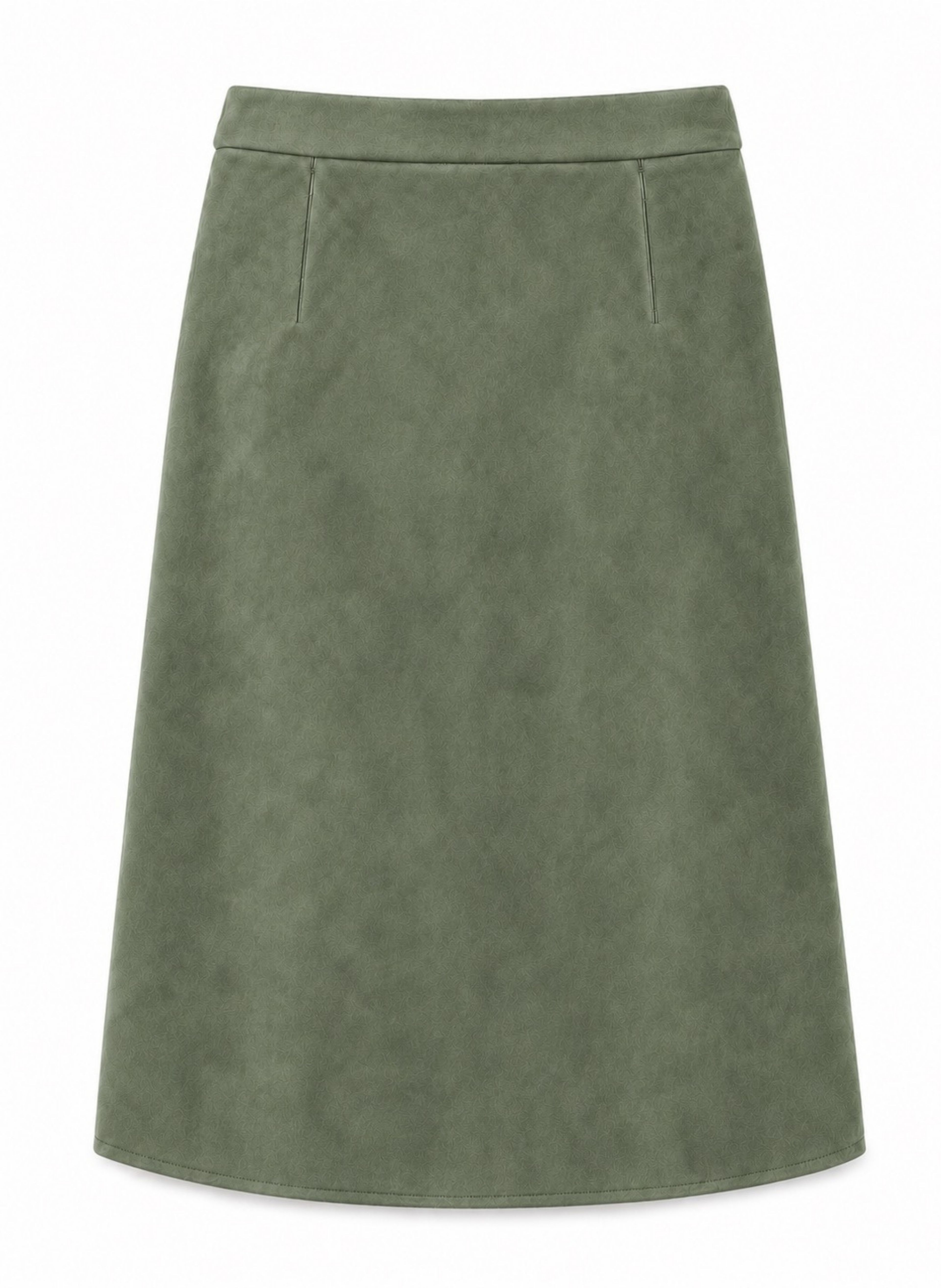Damska spódnica midi khaki o kroju litery A ORSAY - 005