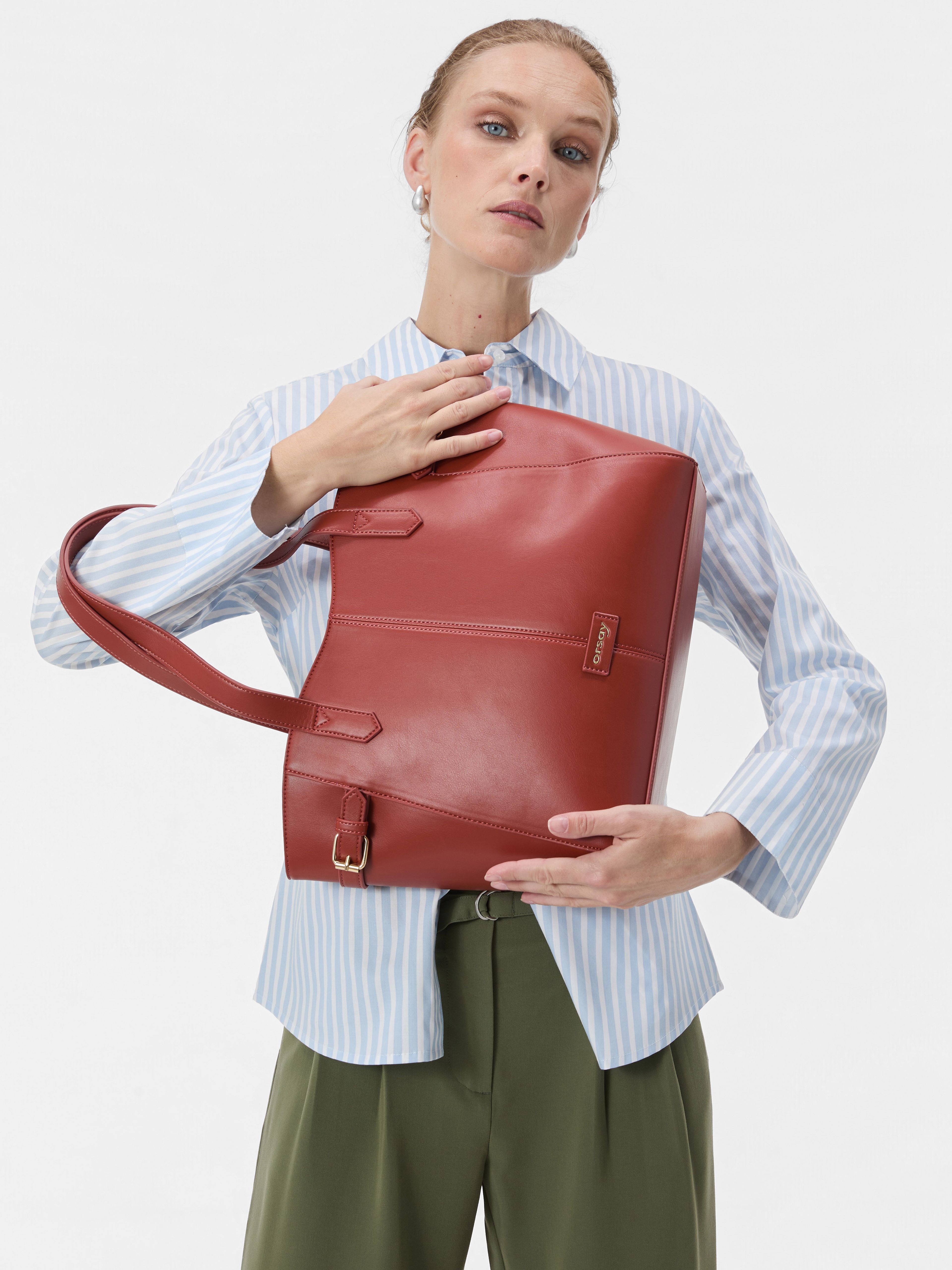 Opečnata ženska shopper torba ORSAY JANIYA - 005