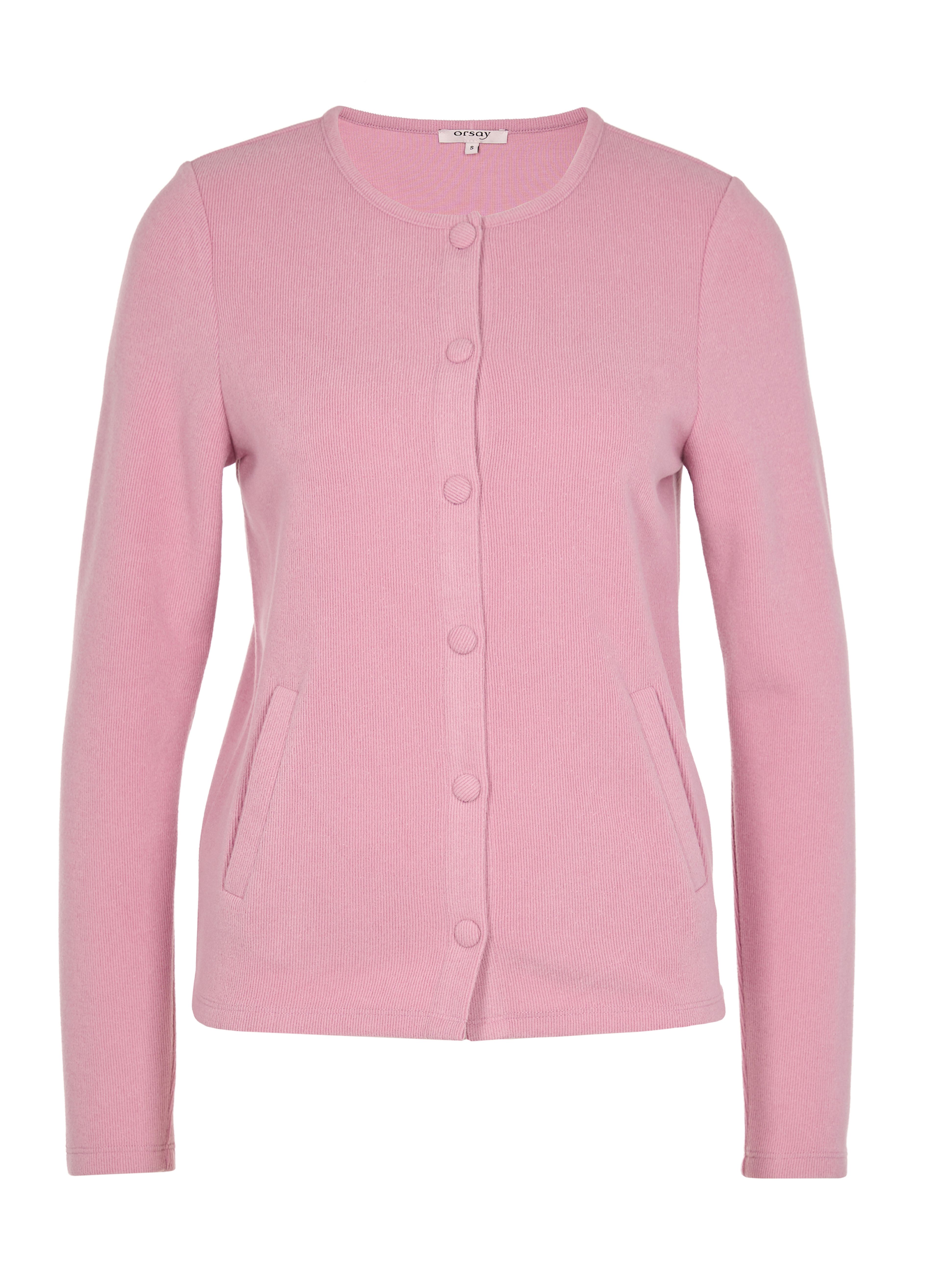 Rosa Damen-Cardigan mit langen Ärmeln ORSAY - 005