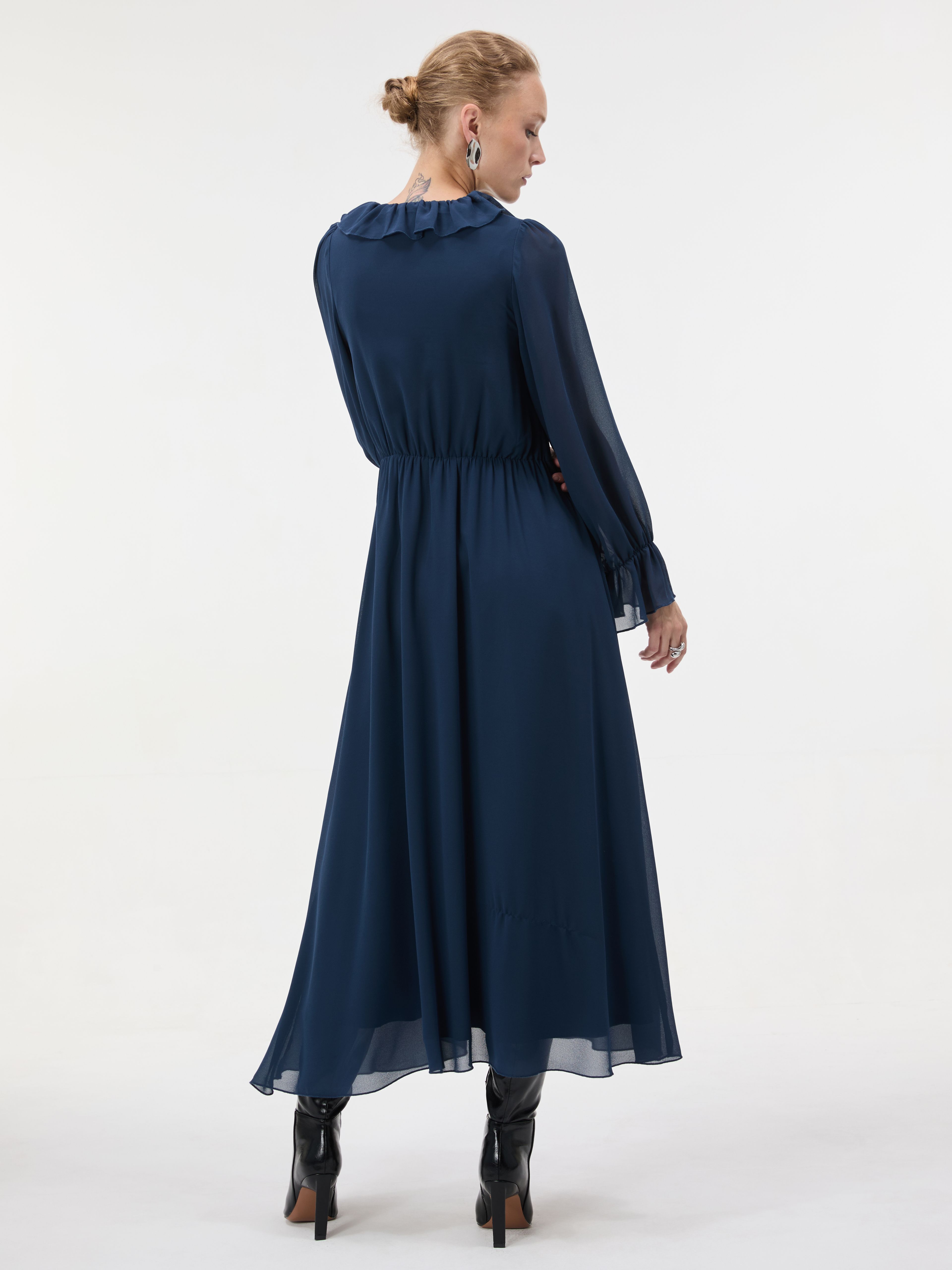 Fialové dámske šaty ORSAY - 003