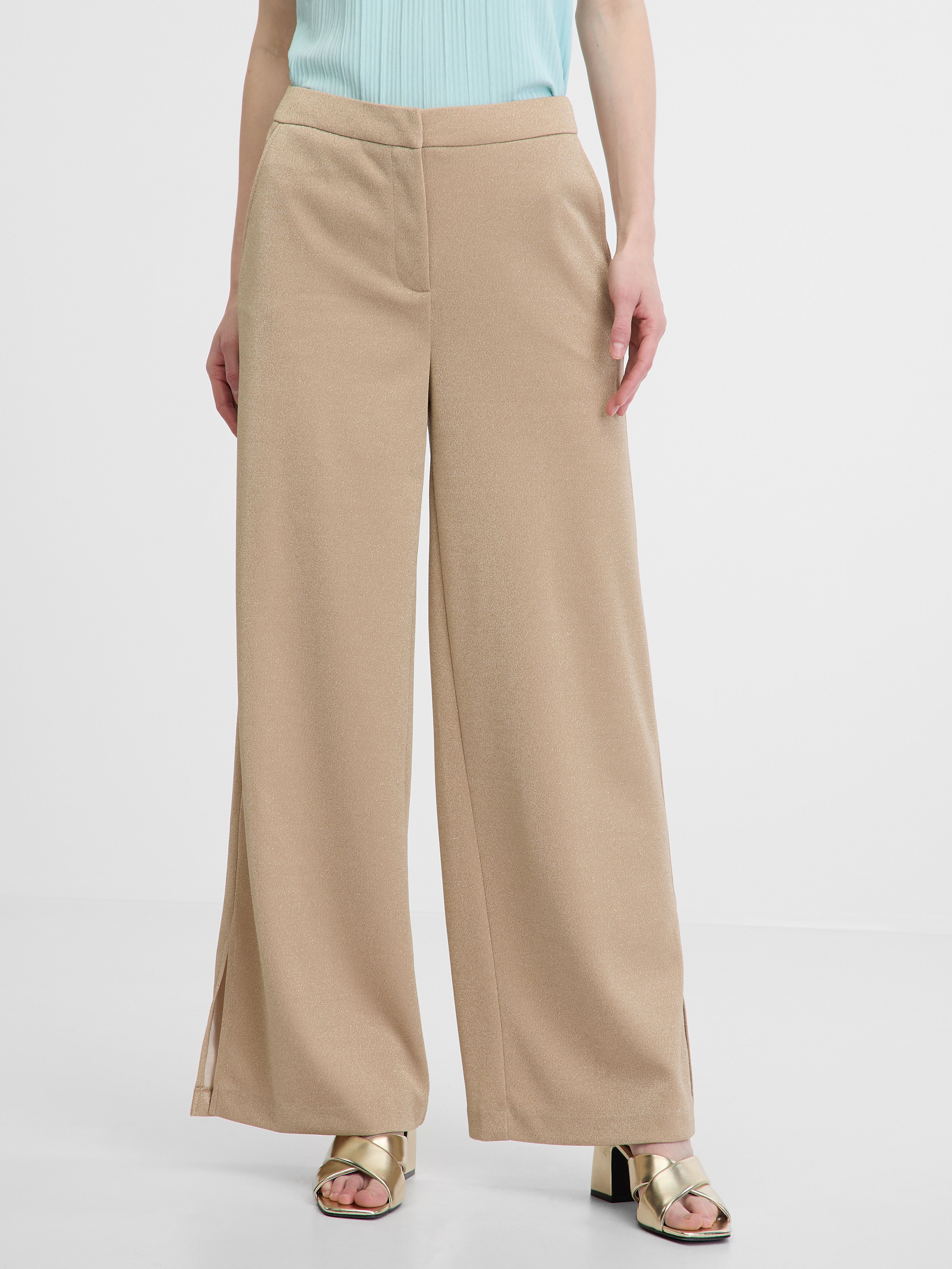 Beige weite Damenhose ORSAY