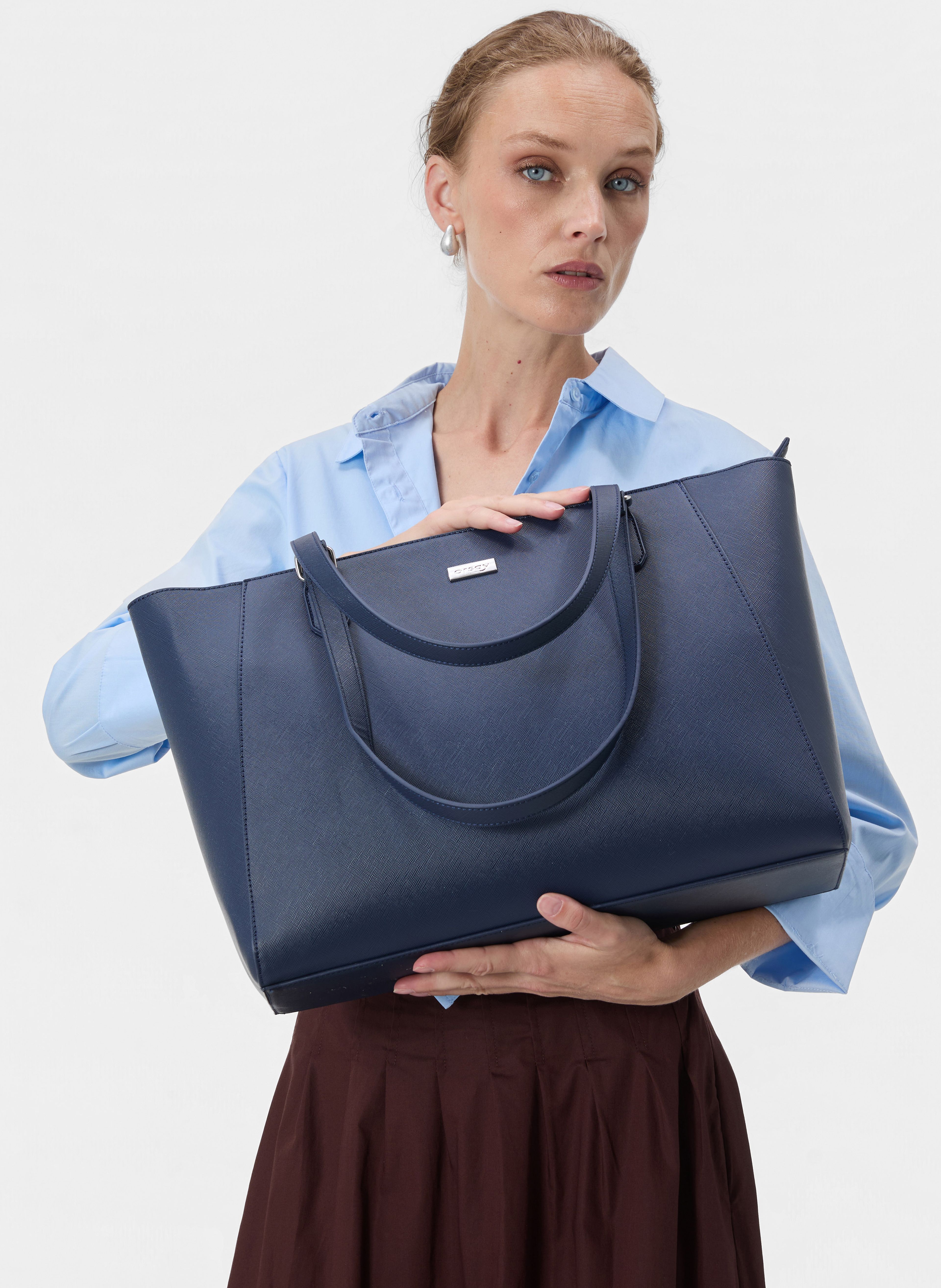 Temno modra ženska shopper torba ORSAY ANIRA - 005
