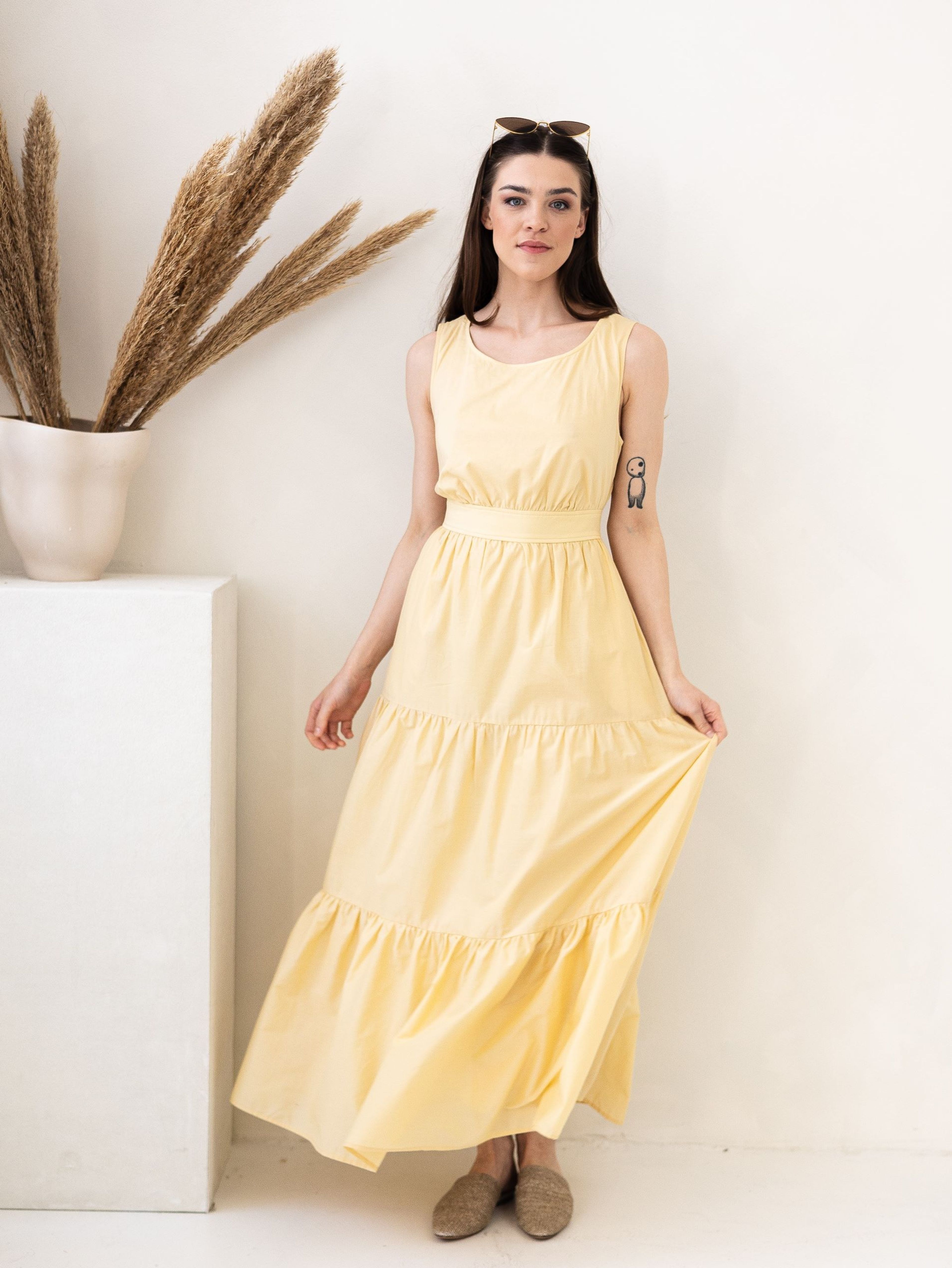 Gelbes Damenkleid ORSAY