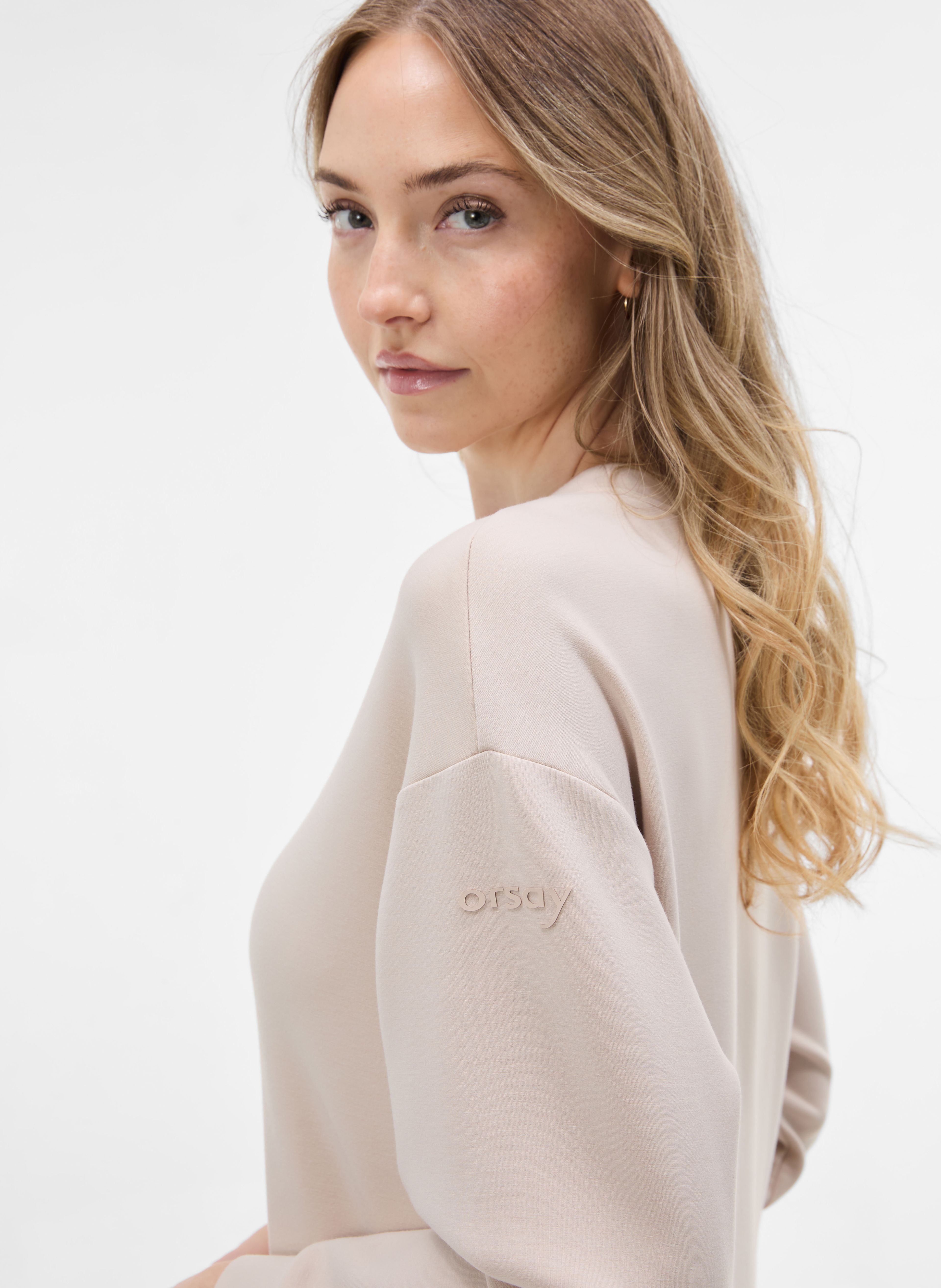 Beiges Damen-Sweatshirt ORSAY - 004