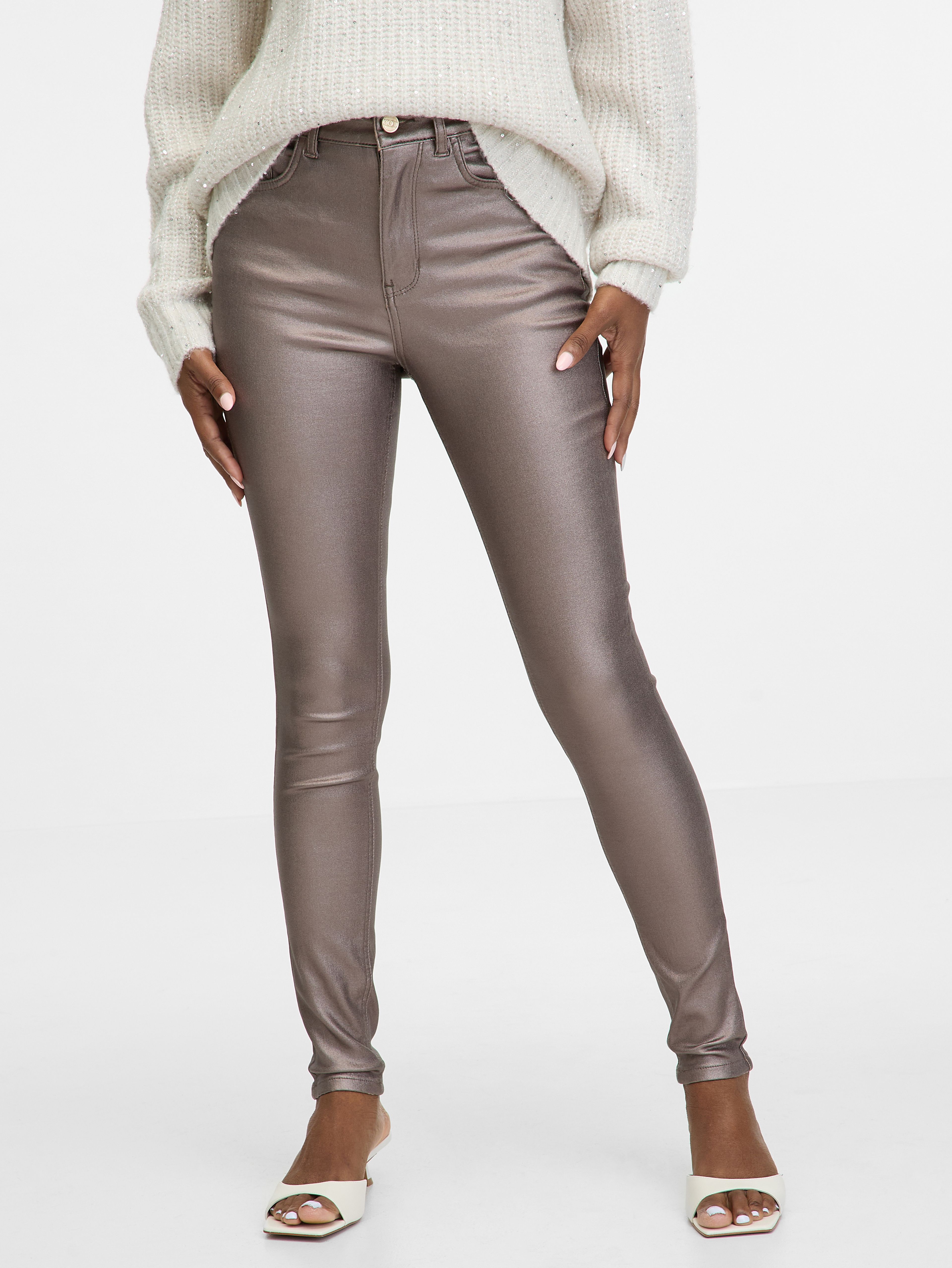 Beige Damen Skinny Jeans ORSAY