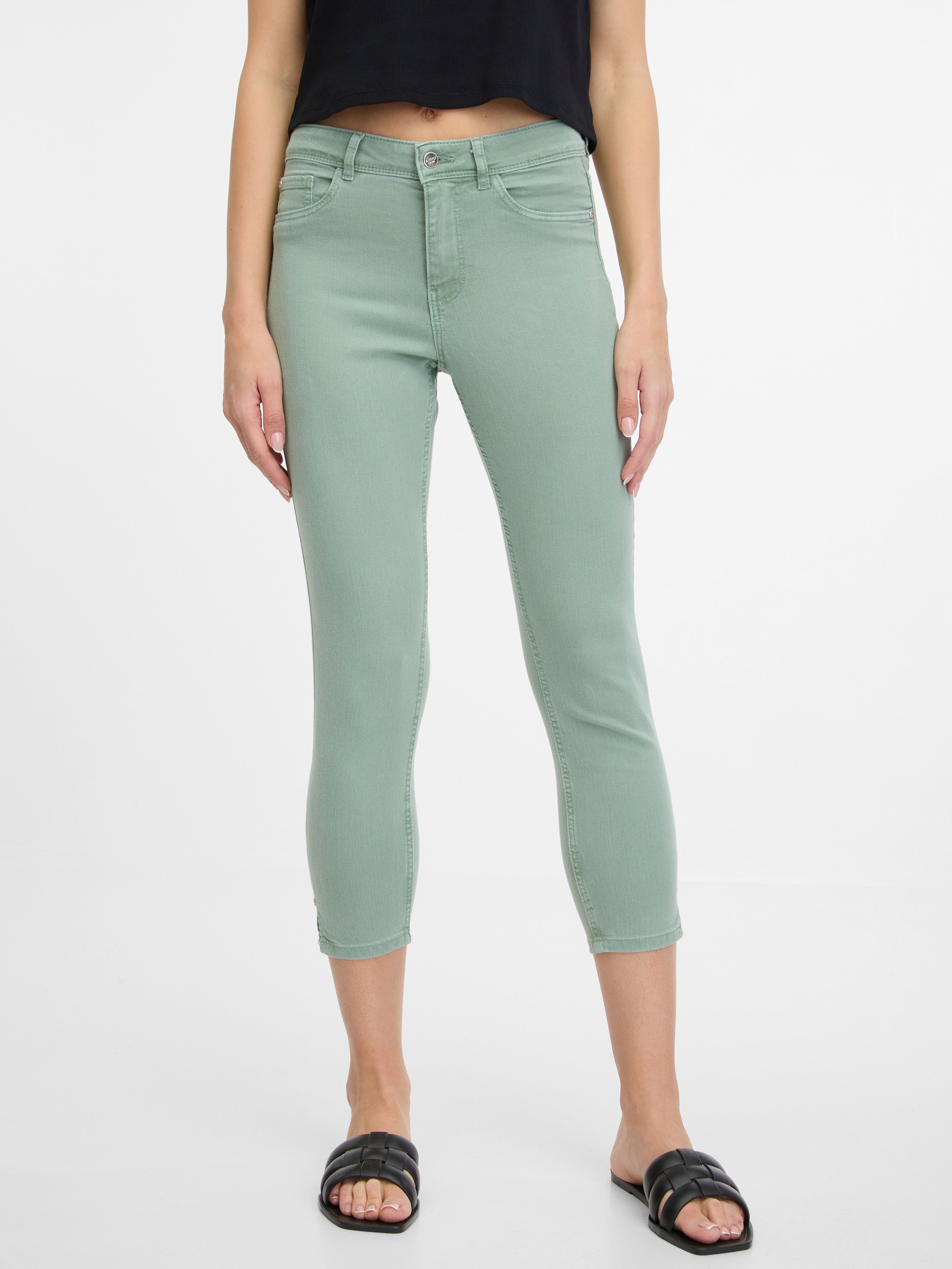 ORSAY világoszöld skinny fit női farmer