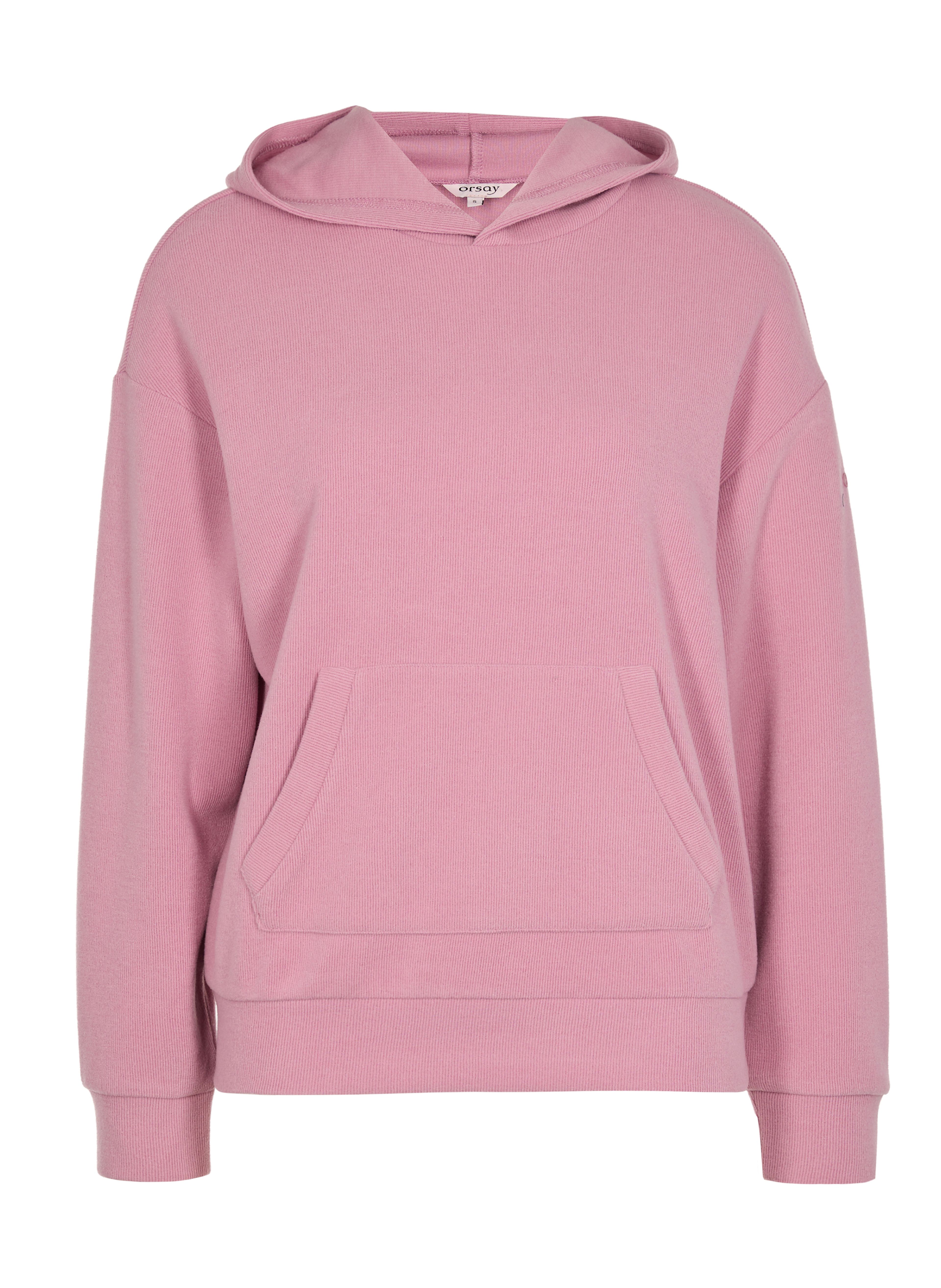 Rosa Damen-Sweatshirt mit langen Ärmeln ORSAY - 005