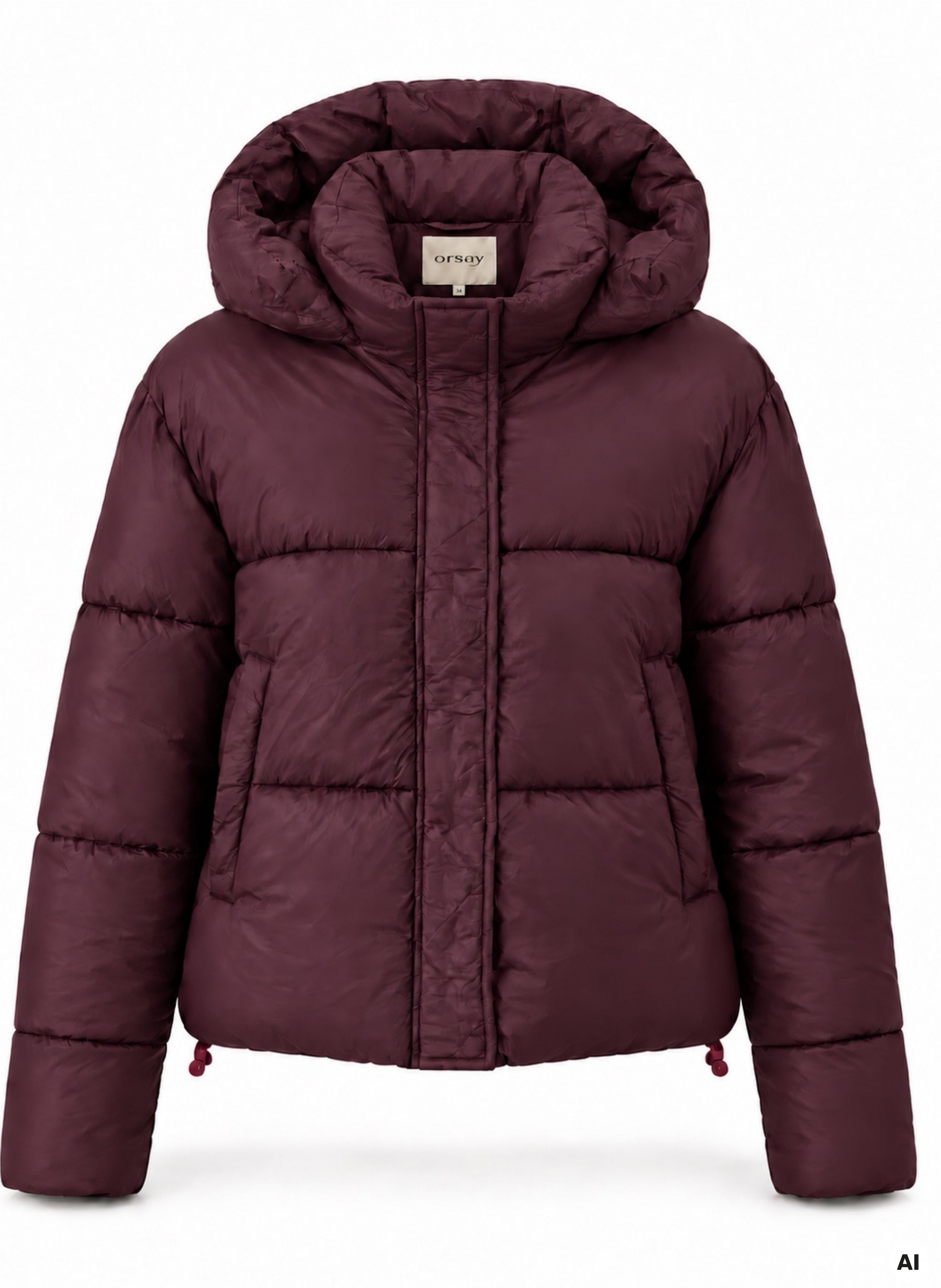 Bordeaux Damen-Winterjacke ORSAY - 006