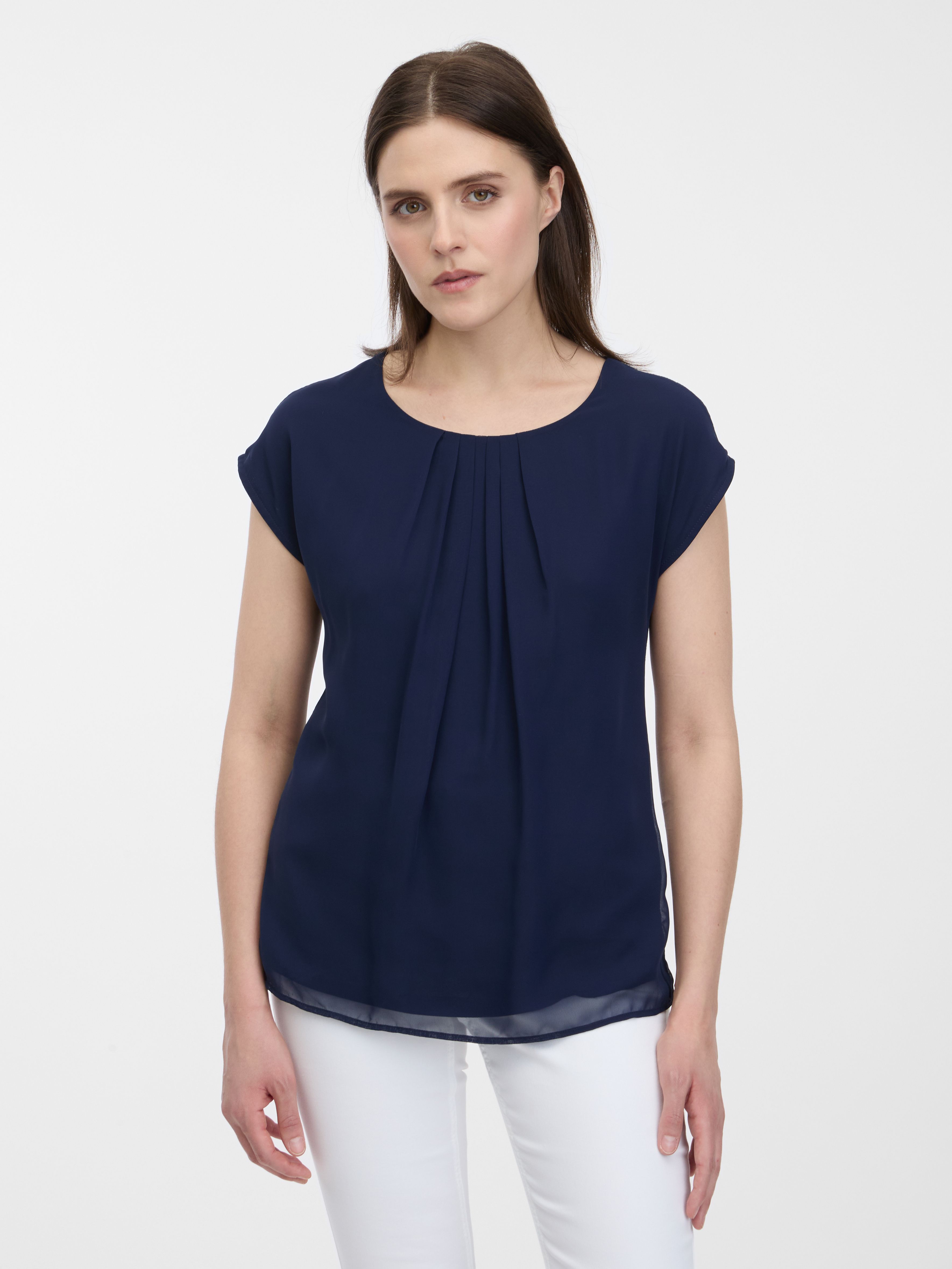 Blouse Femme Orsay Manches Longues Taille 38 – Couleur Jaune Primevère, Style Décontracté, Occasion Très Bon état