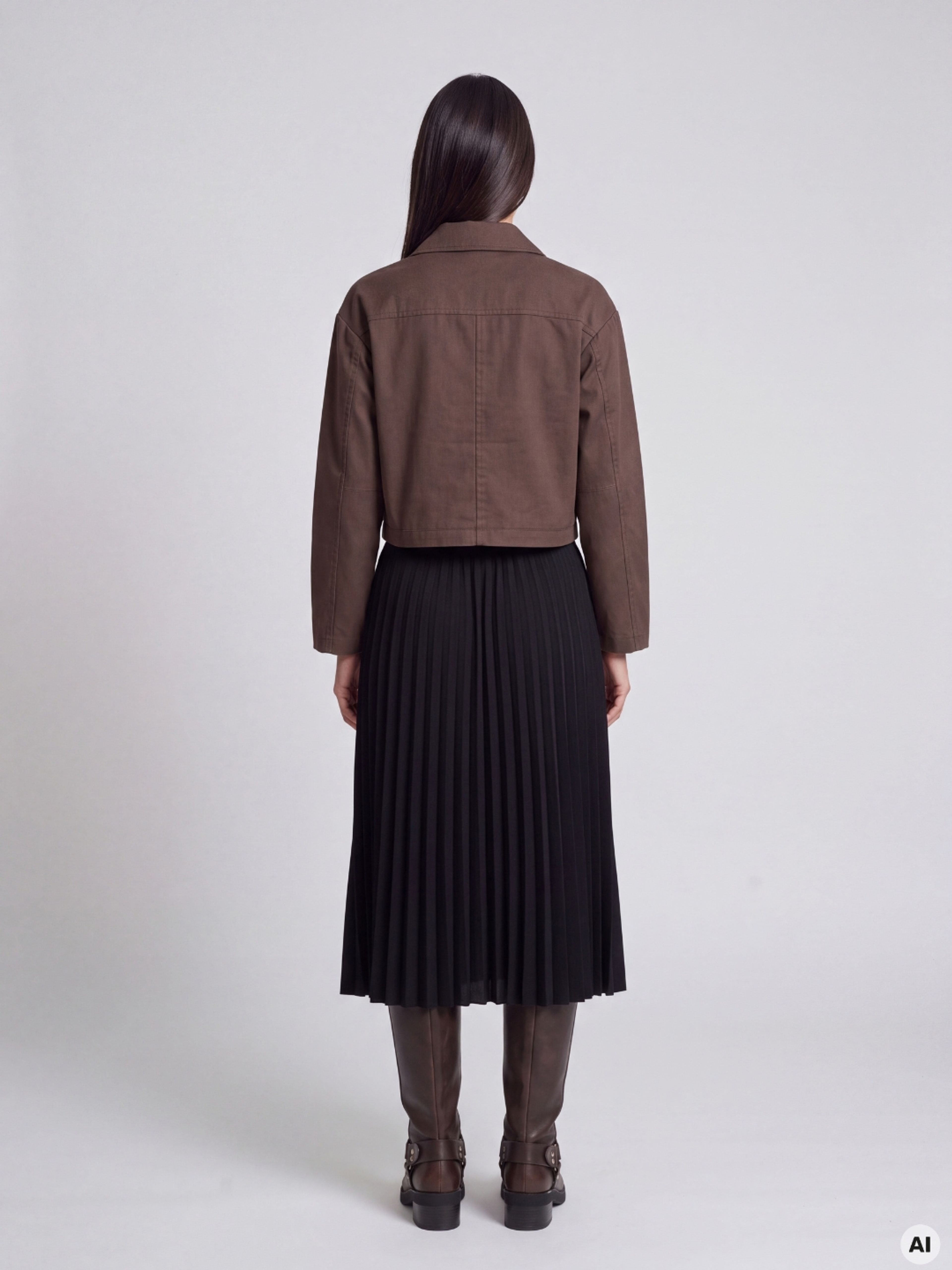 Braune leichte Damenjacke ORSAY - 003