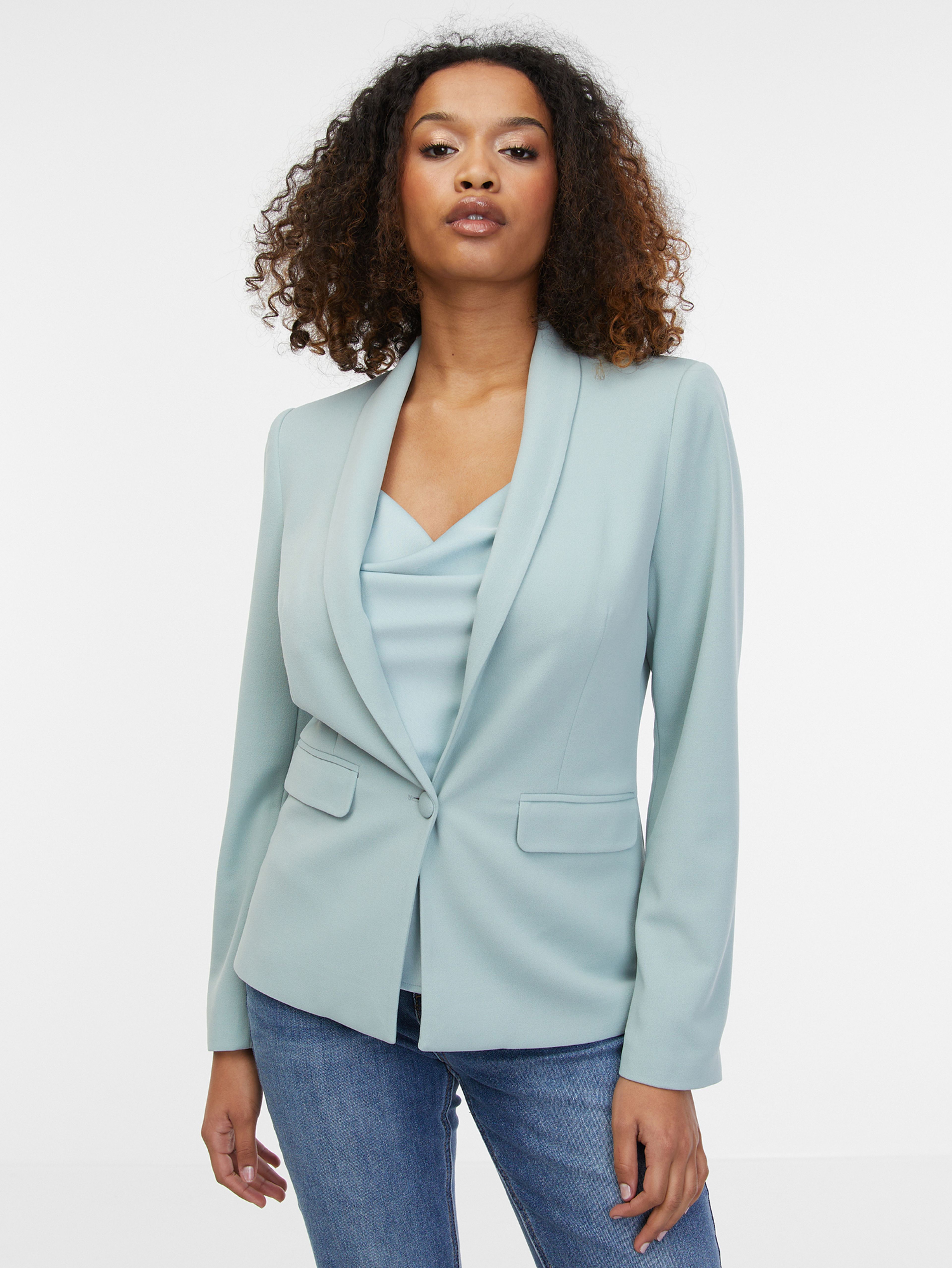 Mintfarbener Damen-Blazer ORSAY